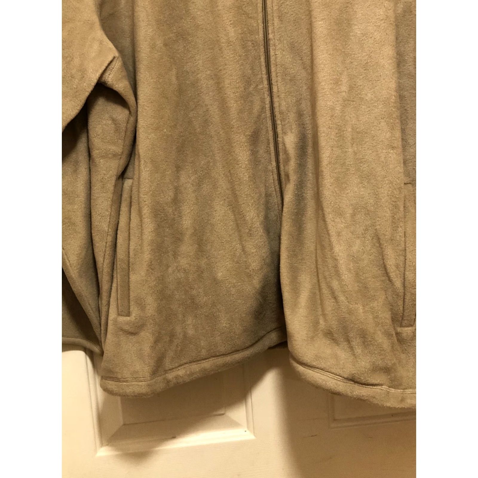 Vintage Ivy Crew Classic Fit Khaki Fleece Zip Up Jacket Mens XXL NWT New with Tags Beige Lightweight Zip Closure Casual Walking Polyester Jacket Size US XXL / EU 58 / 5 - 5 Thumbnail