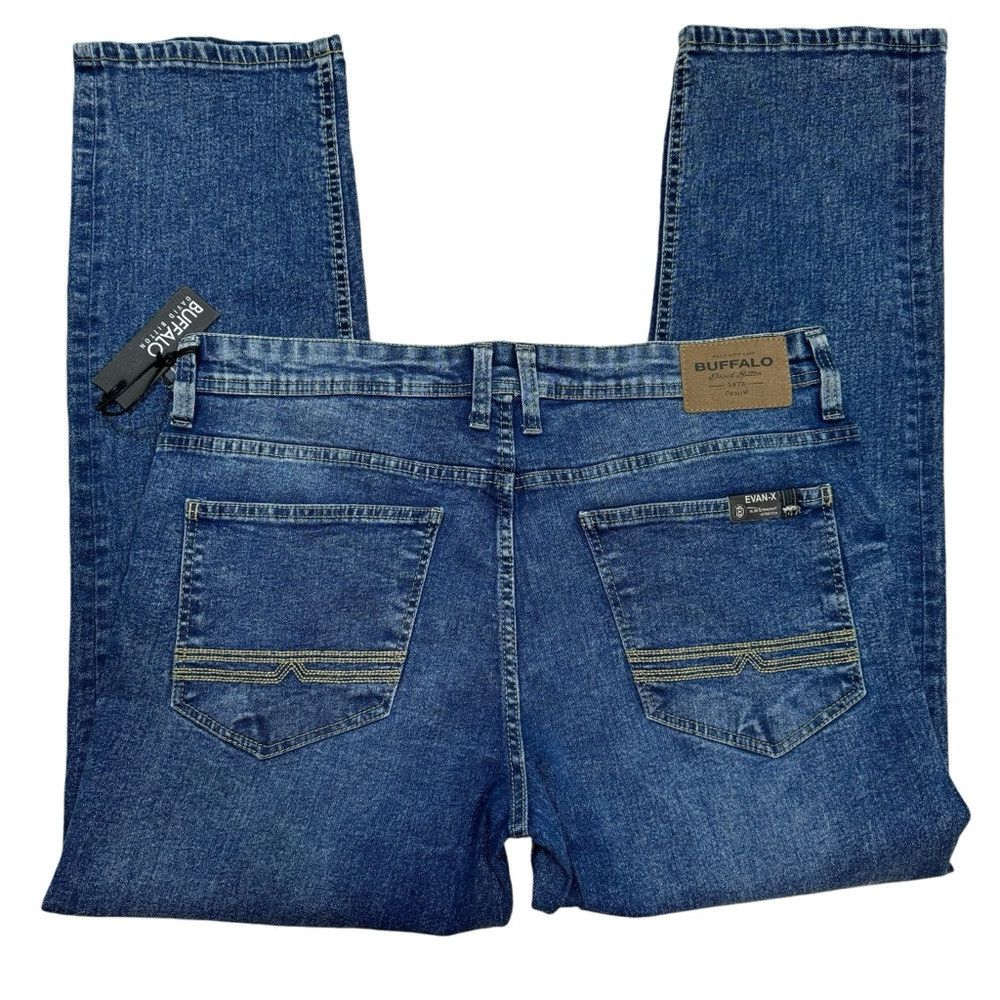 Buffalo David Bitton NWT New $109 BUFFALO David Bitton Evan-X Slim Straight Jean Size US 34 / EU 50 - 4 Thumbnail