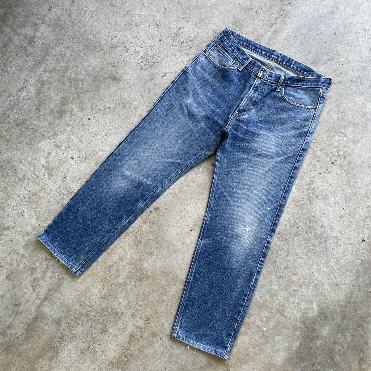 Edwin Vintage Edwin Japan Loose Fit Tapered Leg Jeans Pants Denim Size US 34 / EU 50 - 2 Thumbnail