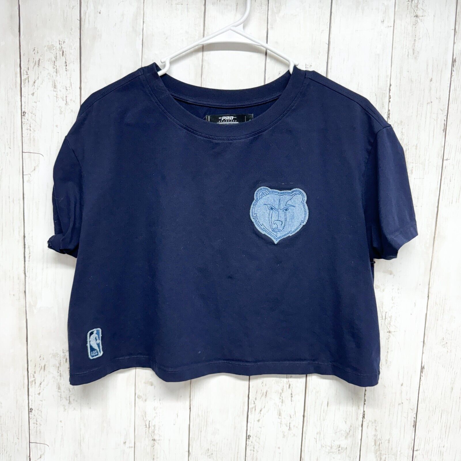 NBA NBA Memphis Grizzlies Pro Small Navy Jewels Boxy Cropped Tee Size S / US 4 / IT 40 - 1 Thumbnail