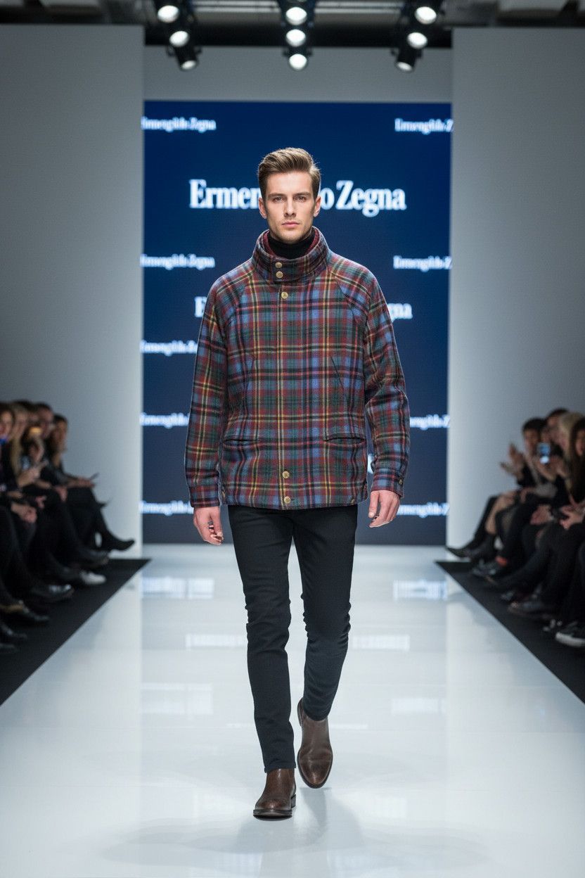 Ermenegildo Zegna 🔥 vintage bomber wool jacket Ermenegildo Zegna size L Size US L / EU 52-54 / 3 - 2 Thumbnail