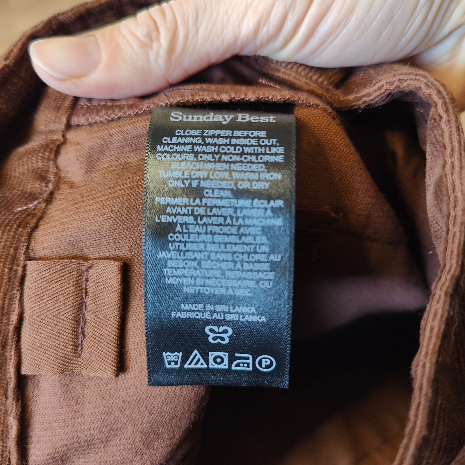 Other Aritzia Sunday Best Jaden Corduroy Pants Womens 8 Brown Size 30" / US 8 / IT 44 - 11 Thumbnail