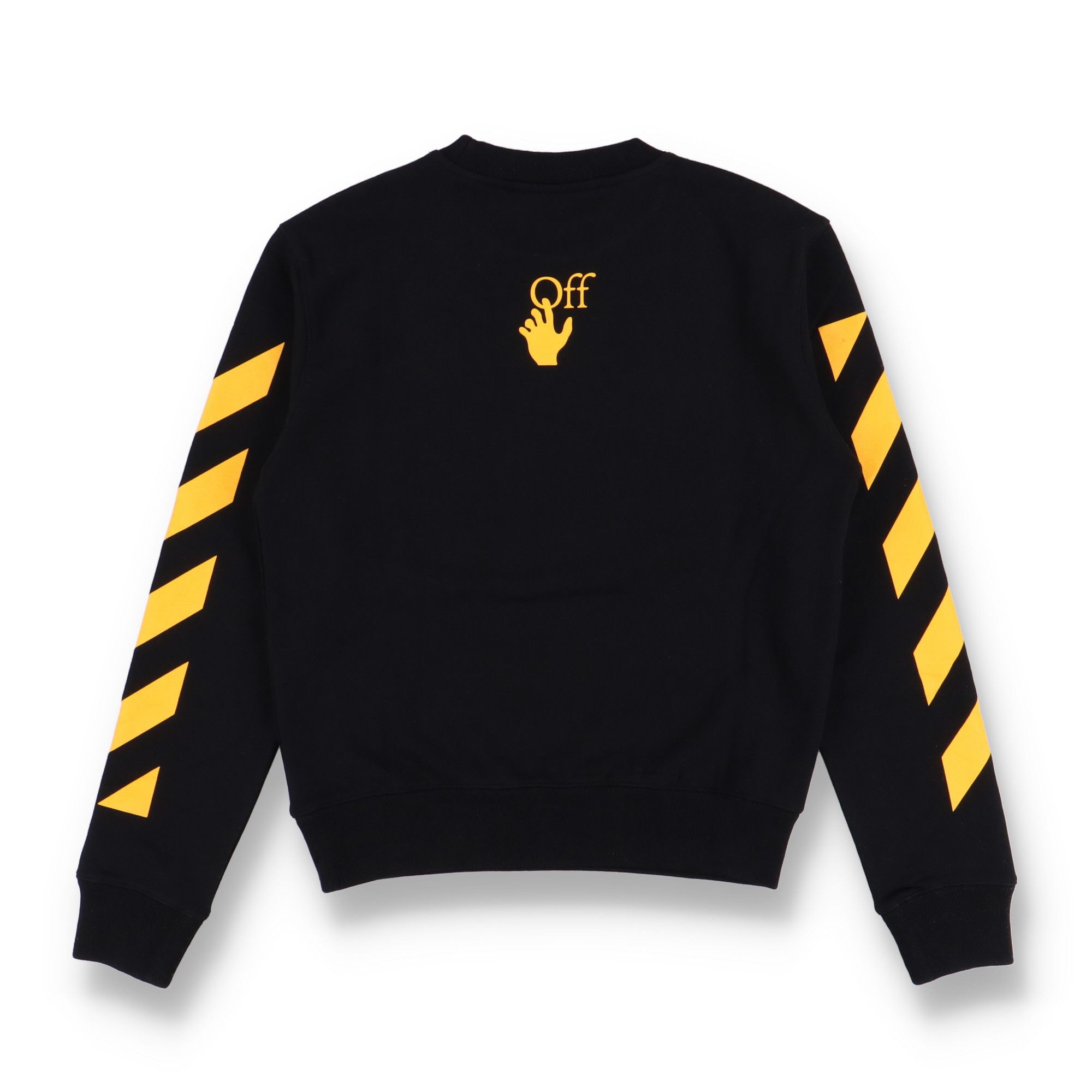 Off-White Black Caravaggio Diagonals Sweatshirt Size US S / EU 44-46 / 1 - 7 Thumbnail
