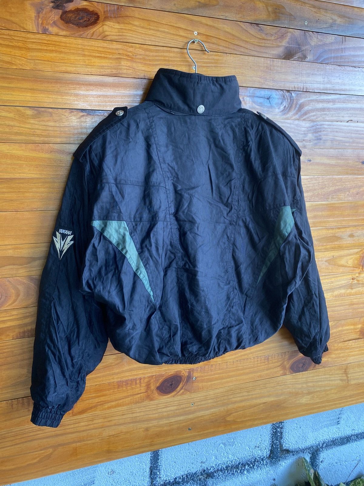 Yamaha Vintage 90s YAMAHA For Sports Enthusiasts BlackBomber Jacket Size US M / EU 48-50 / 2 - 14 Thumbnail