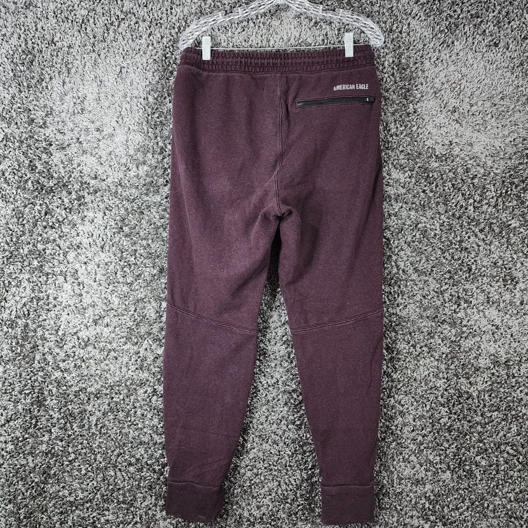 American Eagle Outfitters American Eagle Mens Sweatpants Size M Elastic Waist Purple Casual Pants Men Size US 31 - 6 Thumbnail