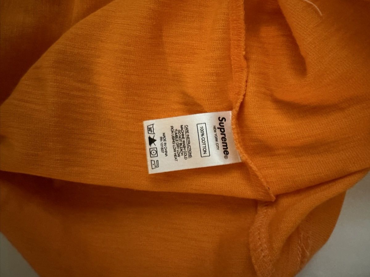 Supreme Orange with Purple Supreme T-Shirt Large Size US L / EU 52-54 / 3 - 5 Thumbnail