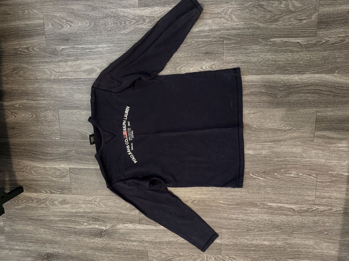 Polo Ralph Lauren Faded Vintage Polo Jeans Co. Long Sleeve Size US M / EU 48-50 / 2 - 1 Thumbnail