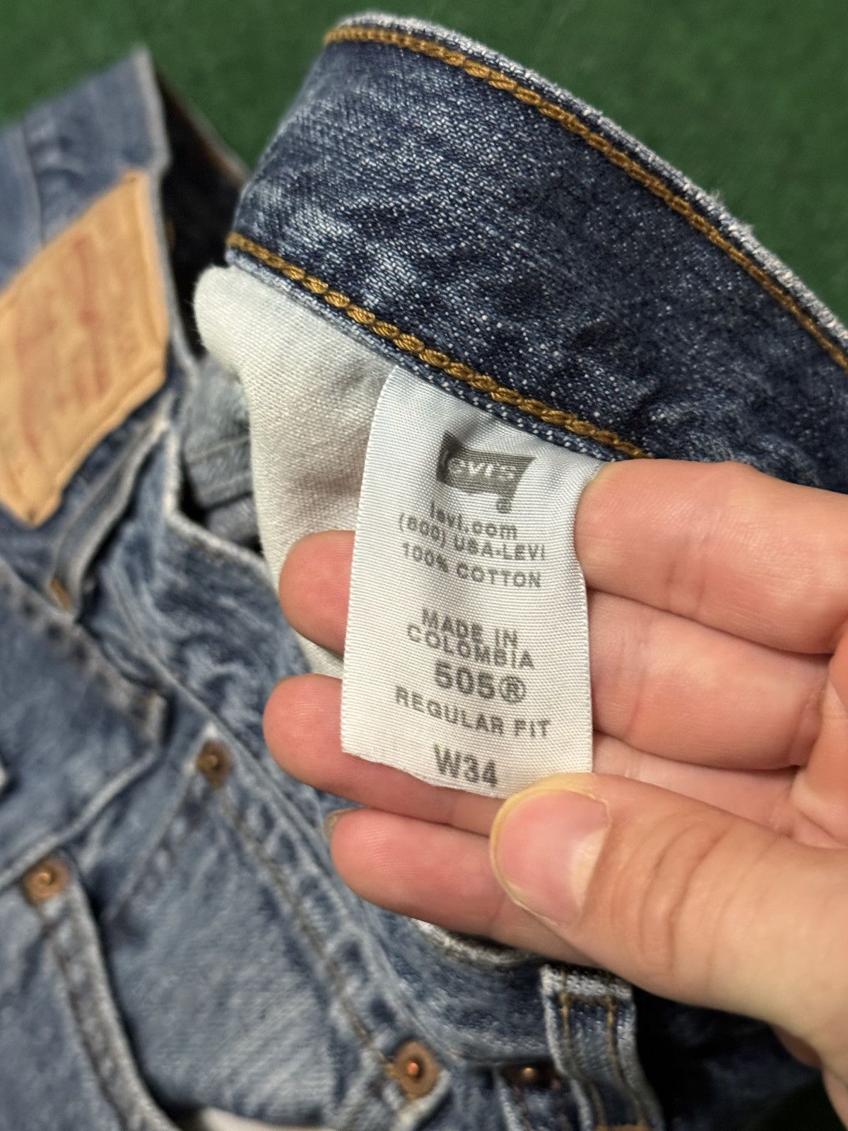 Levi's × Vintage Y2K Levi’s 505 Jorts 34 Skater Grunge Hip Hop Denim Shorts Size US 34 / EU 50 - 4 Thumbnail