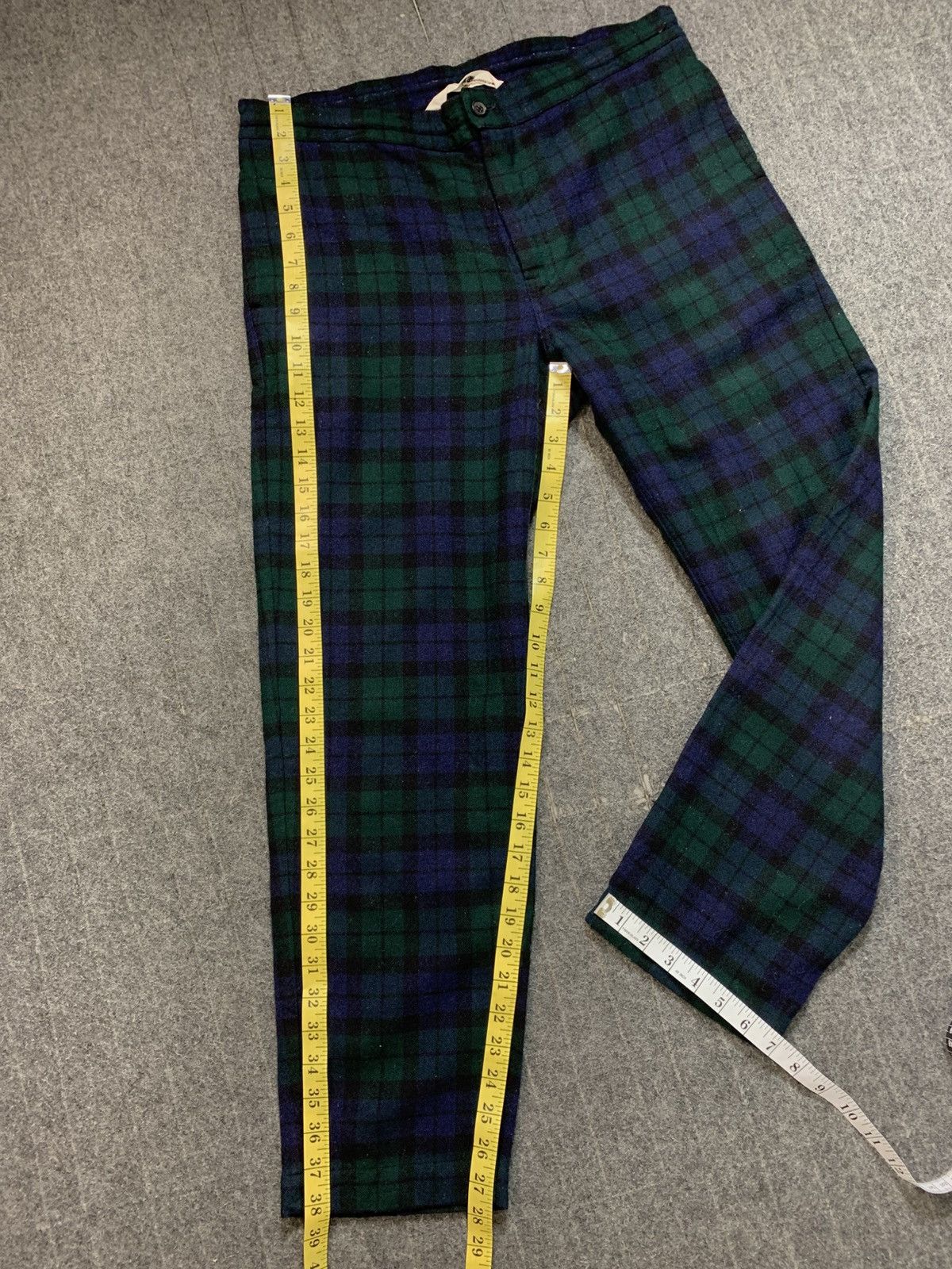 Canada Goose 90s Golden Goose Deluxe Venezia Italia Plaid Checked Pant Size US 34 / EU 50 - 13 Thumbnail