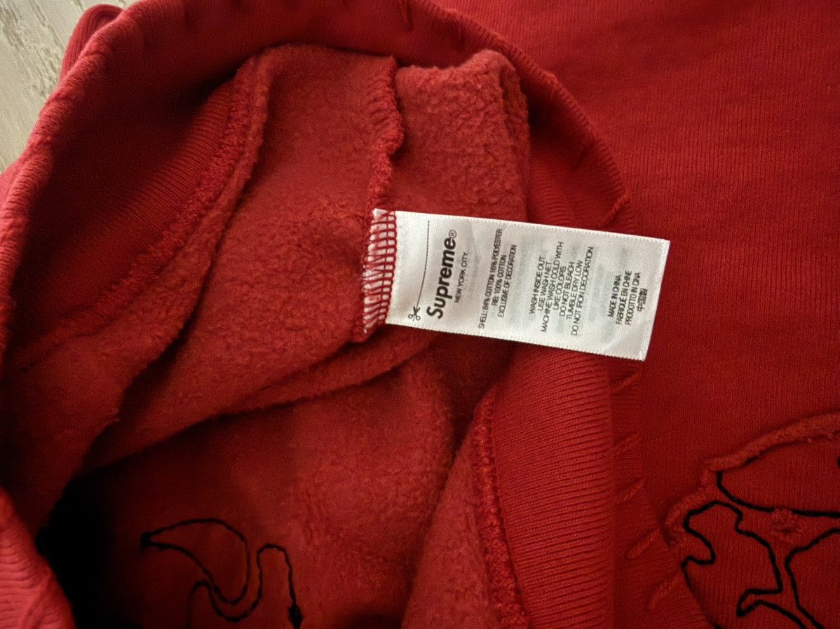 Supreme × Yohji Yamamoto Supreme x Y’s by Yohji Yamamoto Zip Up Hooded Sweatshirt Red Size US M / EU 48-50 / 2 - 11 Thumbnail