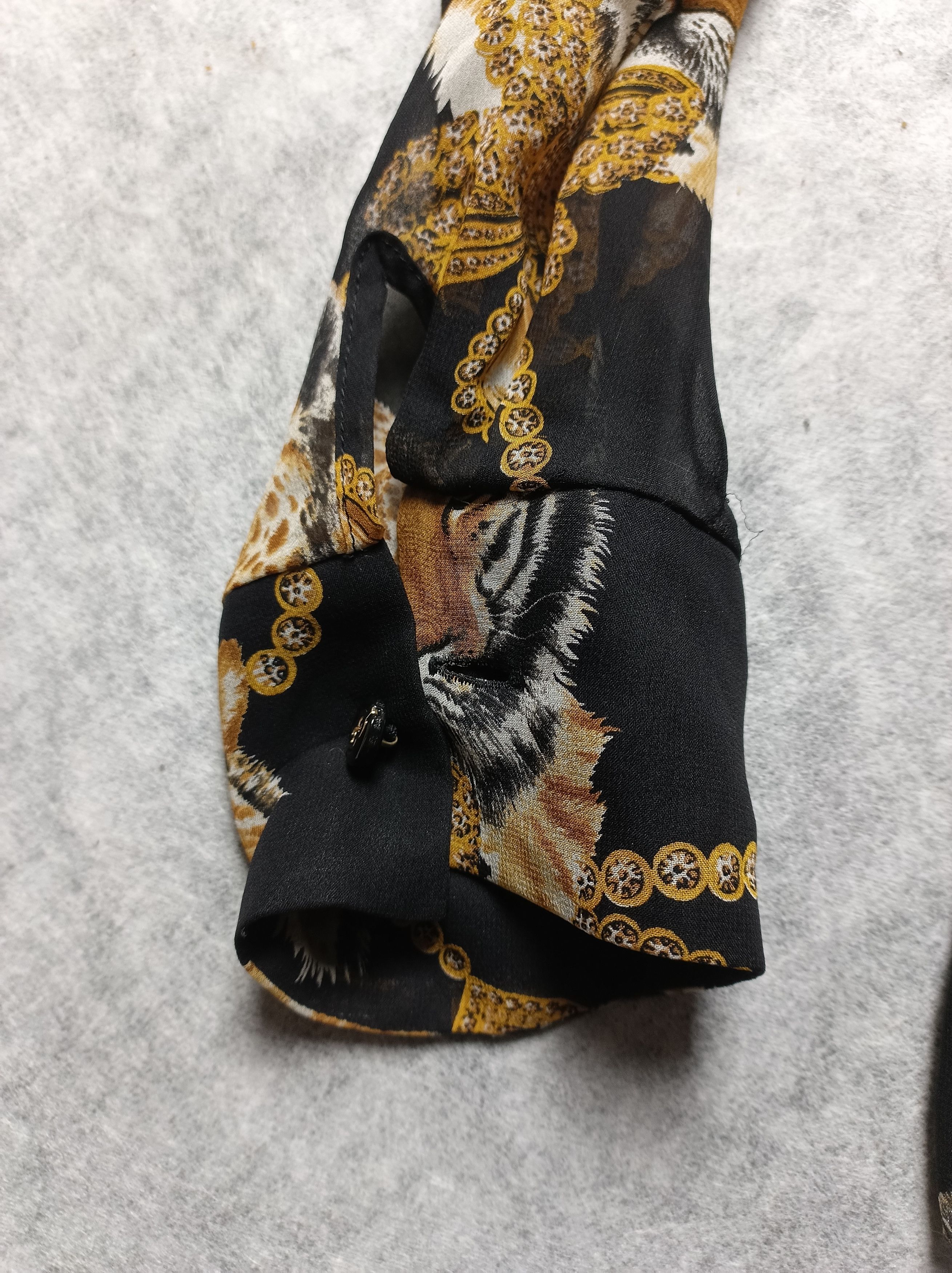 Escada ESCADA Silk Blend Blouse Shirt Tiger Print EU 40 Size M / US 6-8 / IT 42-44 - 9 Thumbnail