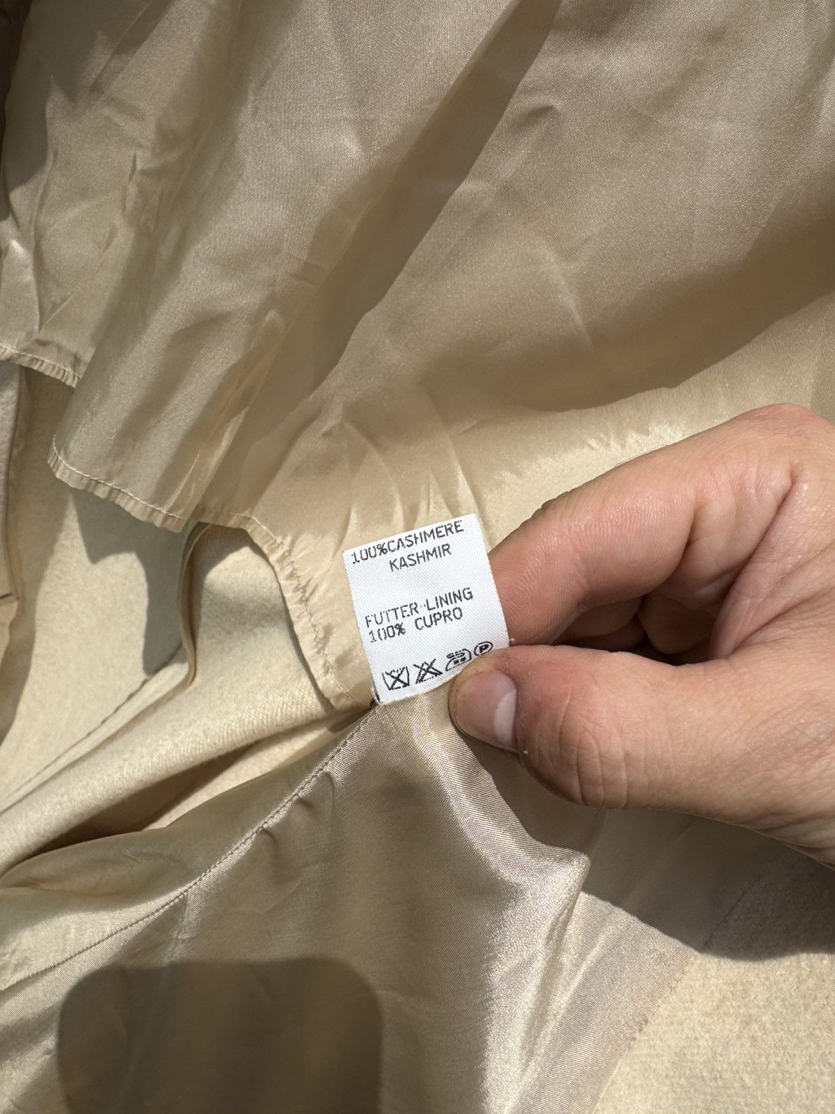 Vintage Vintage Jil Sander Plus Cashmere Beige Coat Size M / US 6-8 / IT 42-44 - 6 Thumbnail