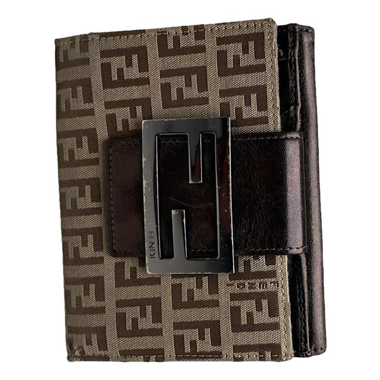 Fendi Baguette Brown Leather Wallet Size ONE SIZE - 1 Thumbnail