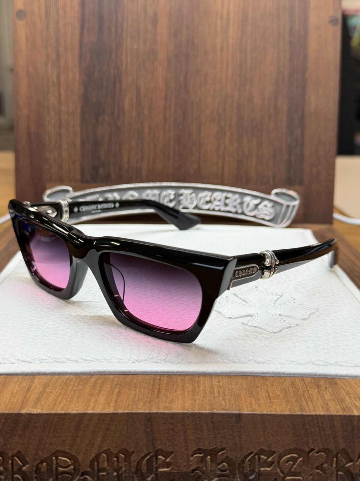 Chrome Hearts Chrome Hearts Cliterally Sunglasses Size ONE SIZE - 8 Thumbnail