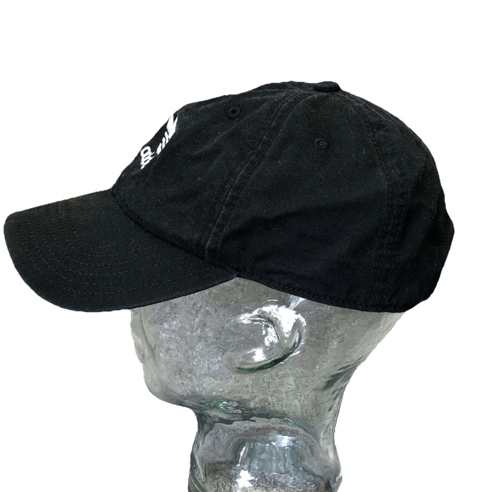 Adidas Adidas Hat Cap Baseball Dad Trefoil Logo Spell Out Black White Adjustable Men M1 Size ONE SIZE - 4 Thumbnail