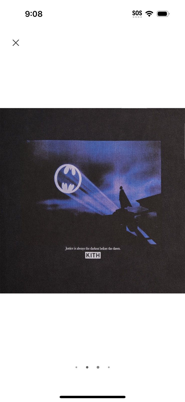 DC Comics × Kith Kith x batman Size US M / EU 48-50 / 2 - 4 Thumbnail