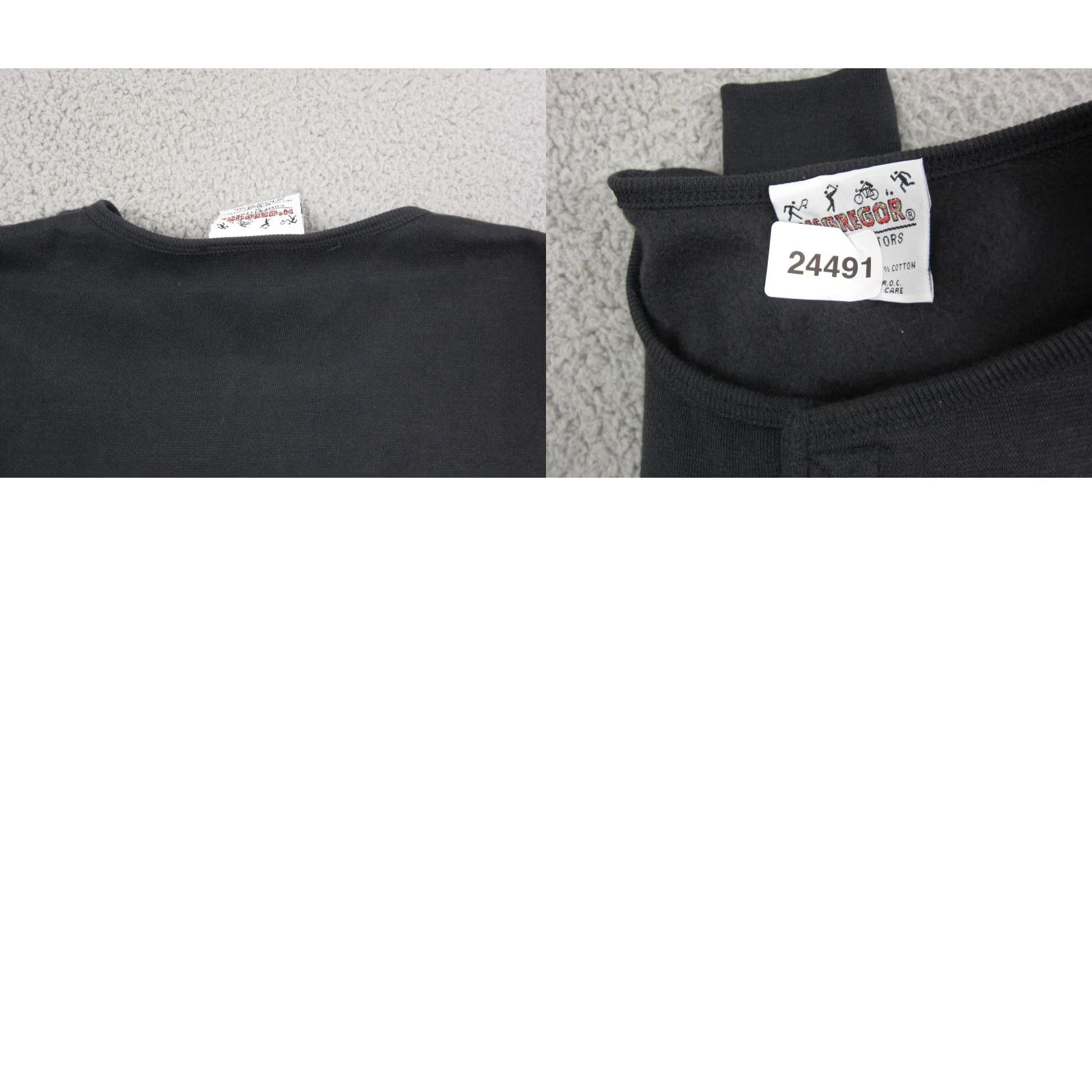 McGregor VINTAGE McGregor Sweatshirt Womens S Black Pullover Crew Neck 80s 90s Activewear Size S / US 4 / IT 40 - 10 Thumbnail