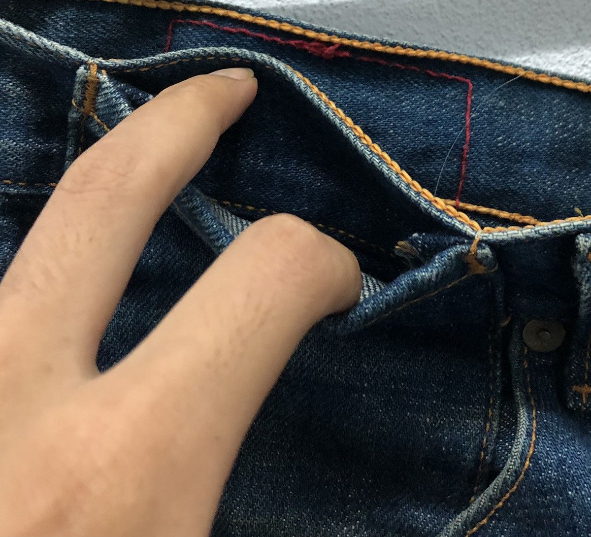 Levi's Vintage Clothing Vintage Levi's Red Denim Pants Size US 35 - 6 Thumbnail