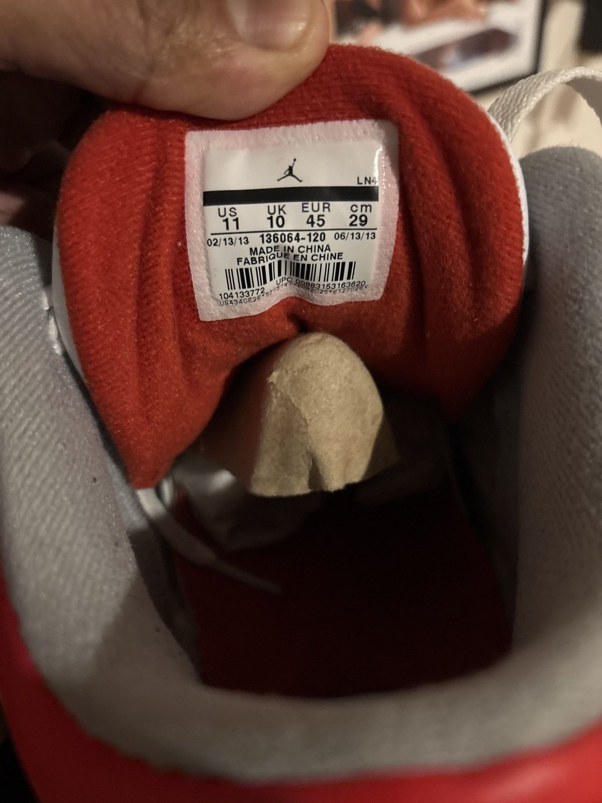 Jordan Brand Fired Red 3 Size US 11 / EU 44 - 6 Thumbnail