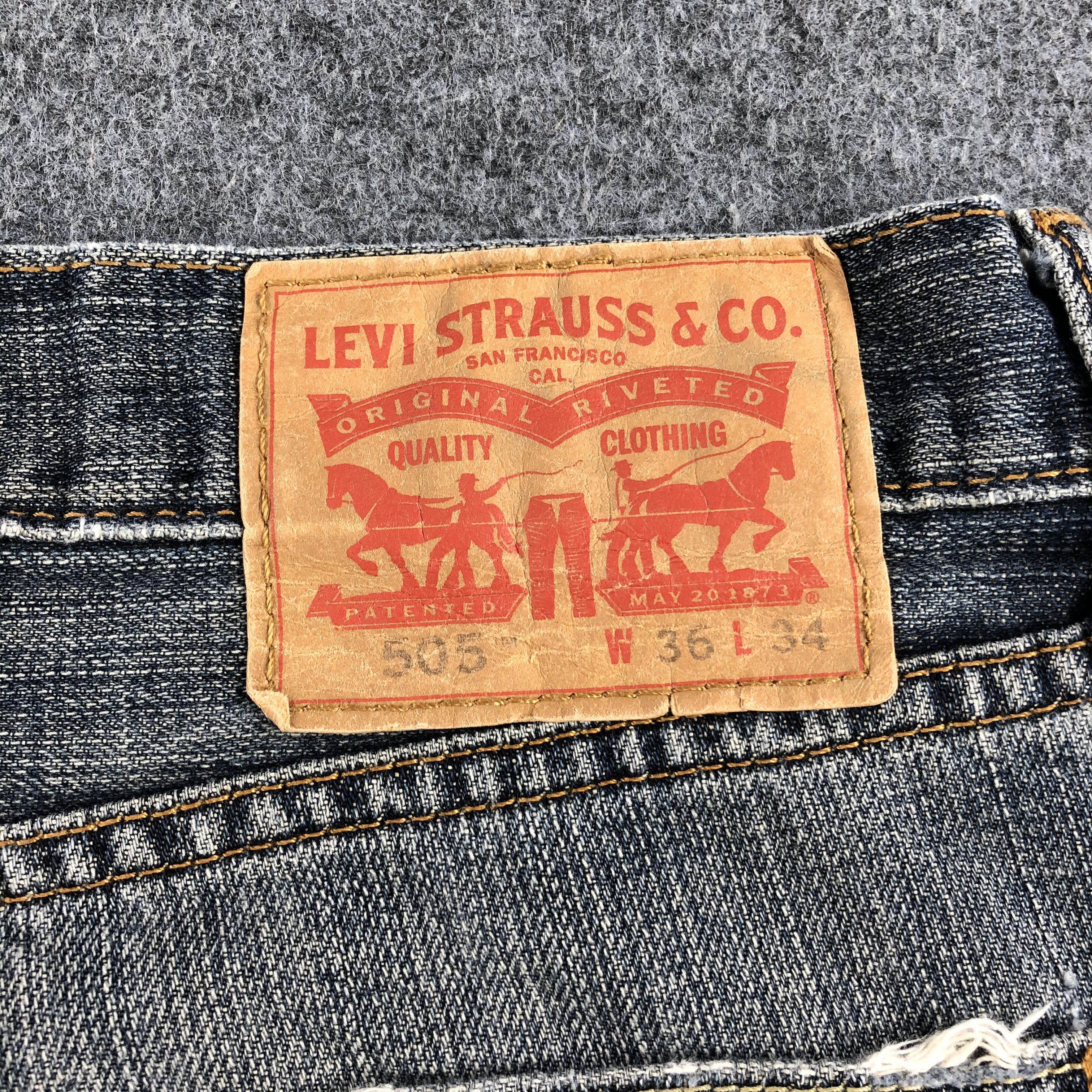 Levi's Vintage Levis 505 Earth Tone Jeans-J1626 Size US 36 / EU 52 - 5 Thumbnail