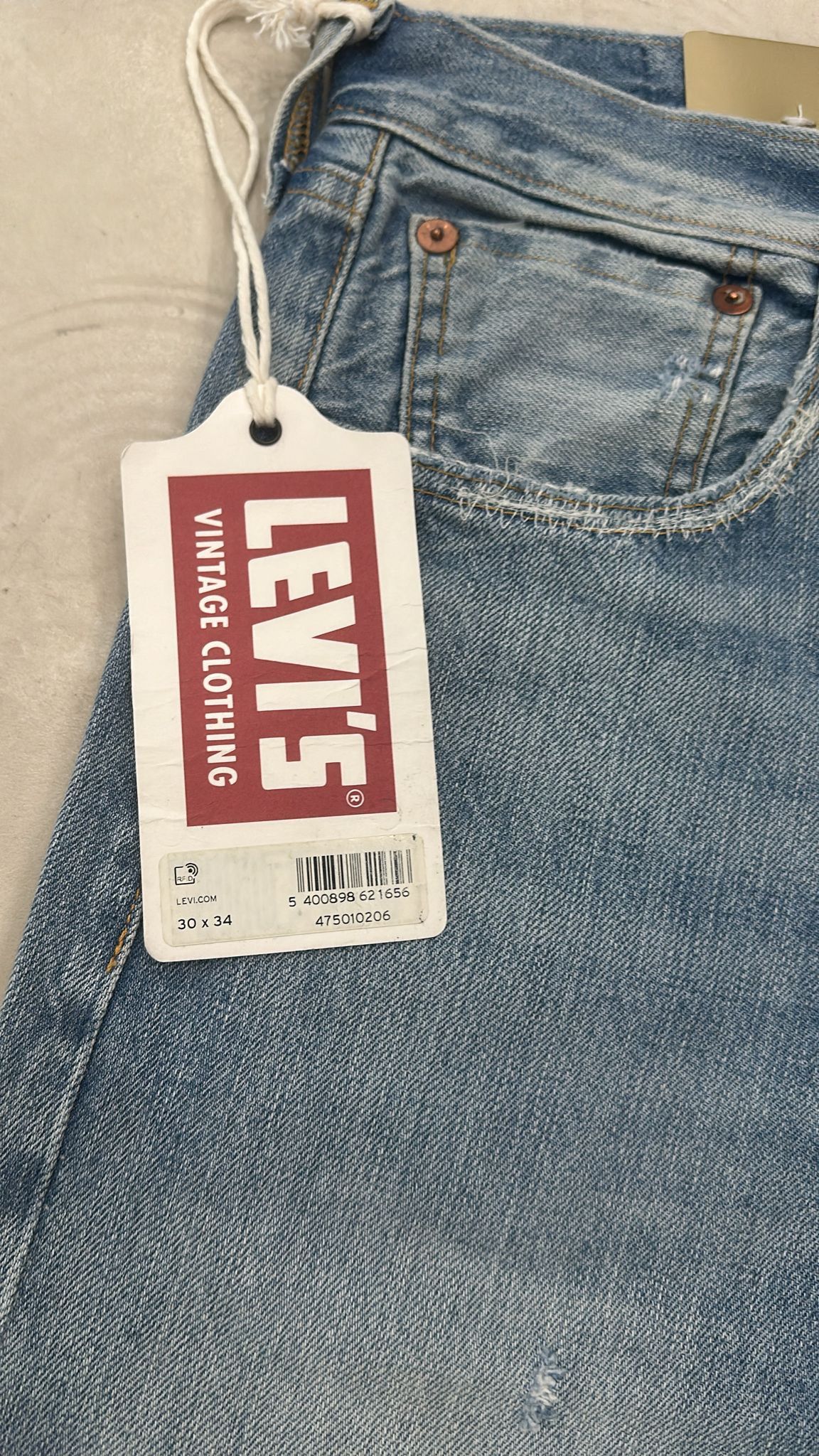 Levi's Vintage Clothing LVC Levi's Vintage Clothing 1947 501XX BigE Selvedge Jeans Size US 30 / EU 46 - 4 Thumbnail