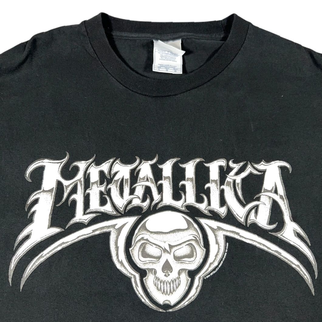 AAA VINTAGE Metallica Shirt Adult LARGE Black St Anger Band Metal Tour Skull Y2K Shirt Size US L / EU 52-54 / 3 - 2 Thumbnail