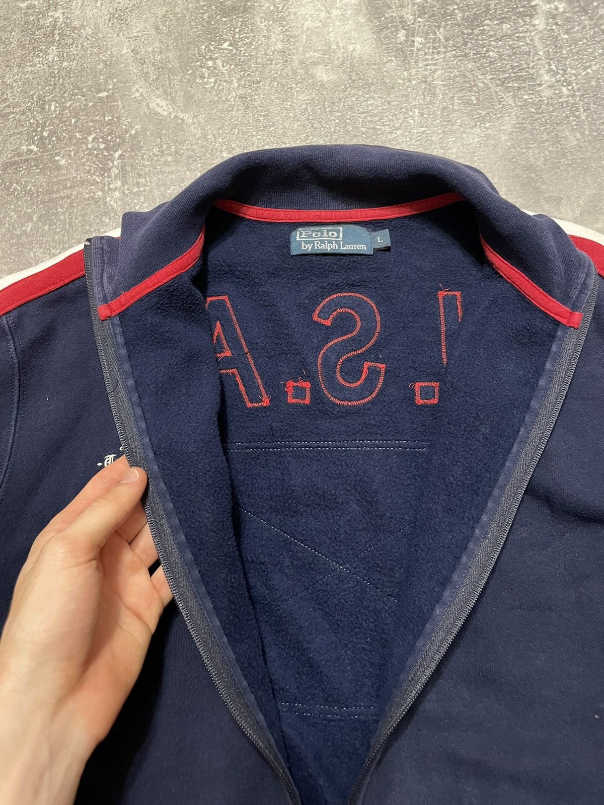 Polo Ralph Lauren Vintage Polo Ralph Lauren United States Track Jacket USA Size US L / EU 52-54 / 3 - 19 Thumbnail