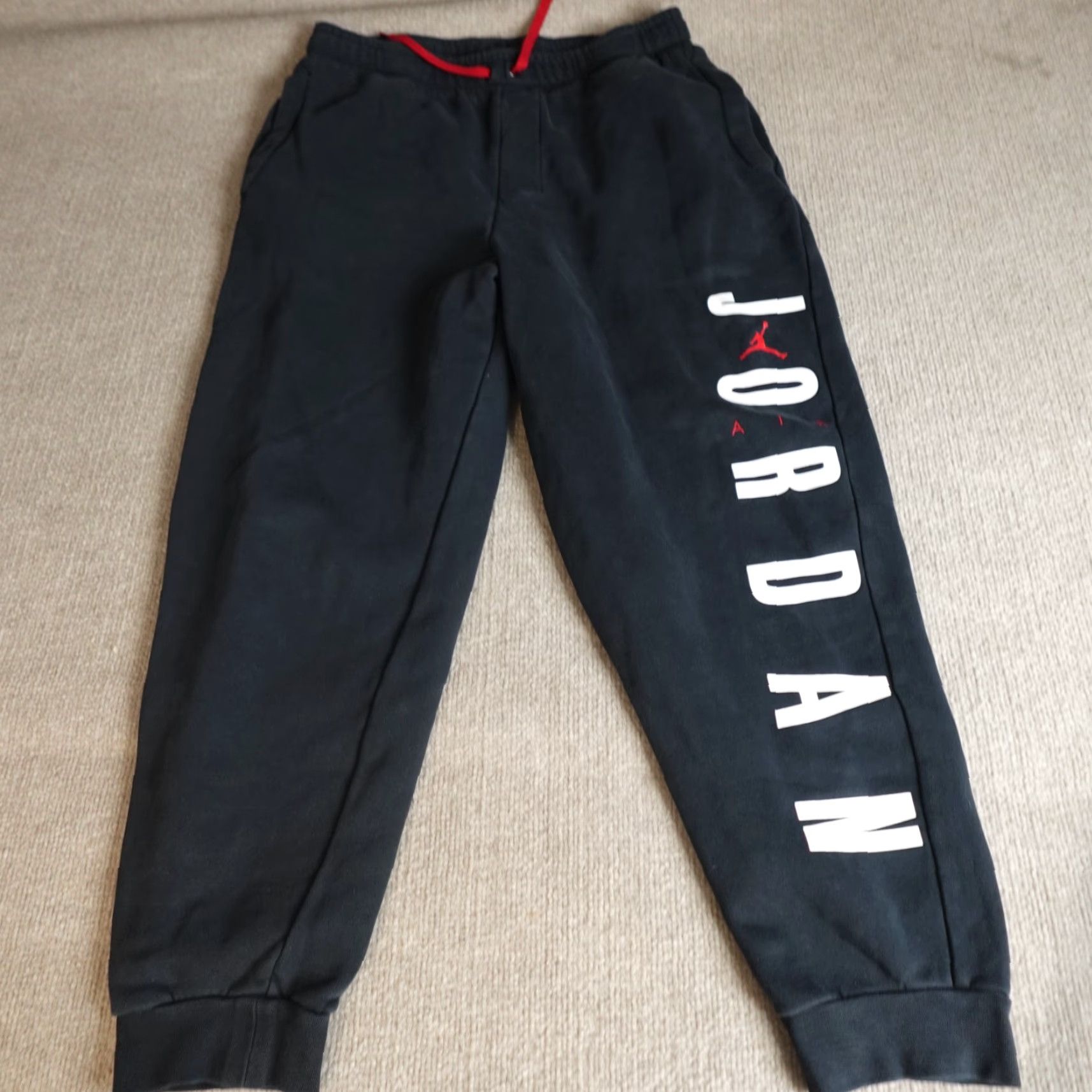 Jordan Brand Jordan Mens Pants Medium Black Joggers Jumpman Air Fleece CJ9469-010 Size 32" / US 10 / IT 46 - 2 Thumbnail