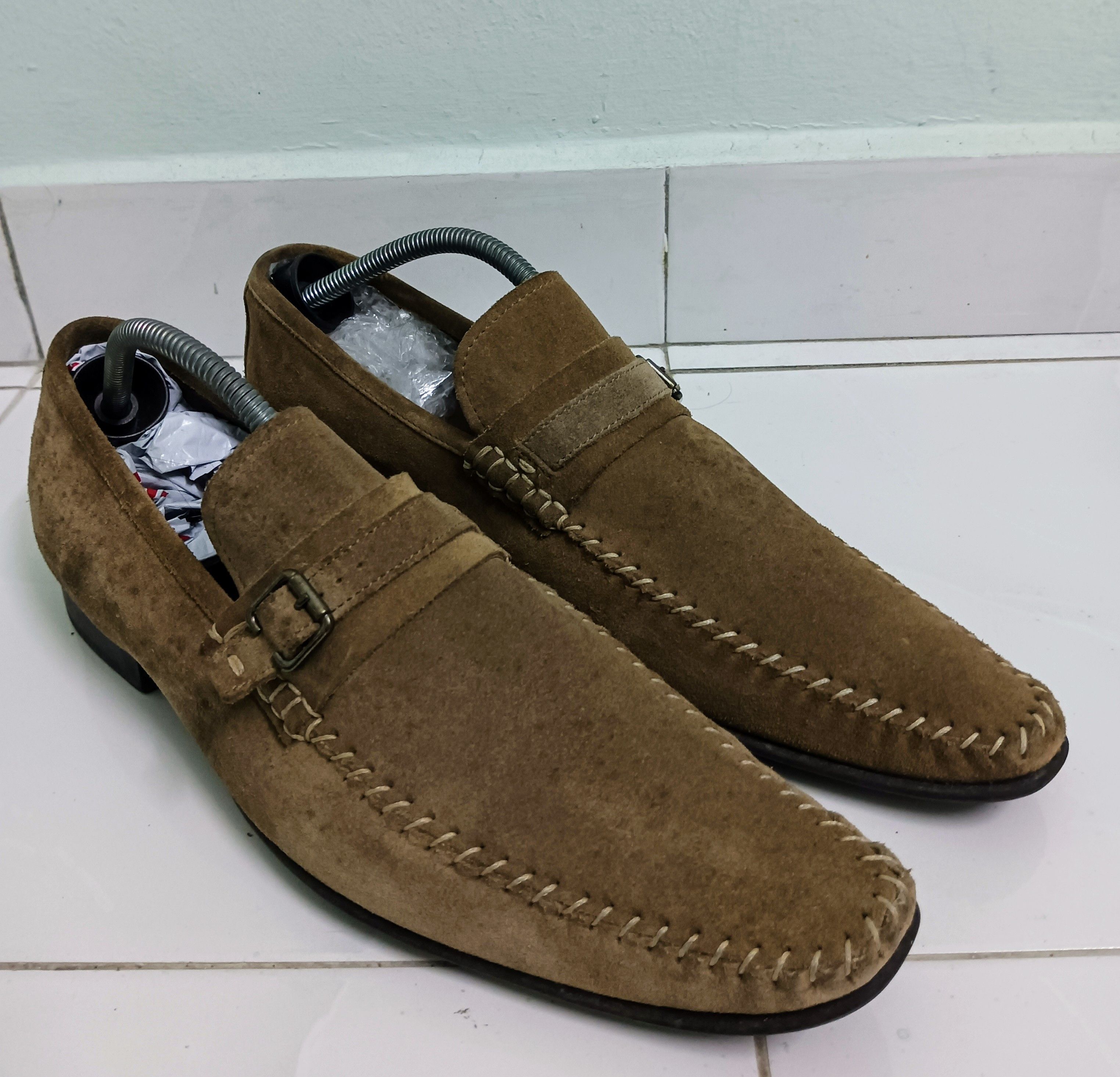 Zara ZARA Suede leather slip-on (Fit cutting type A foot) Size US 11 / EU 44 - 7 Thumbnail