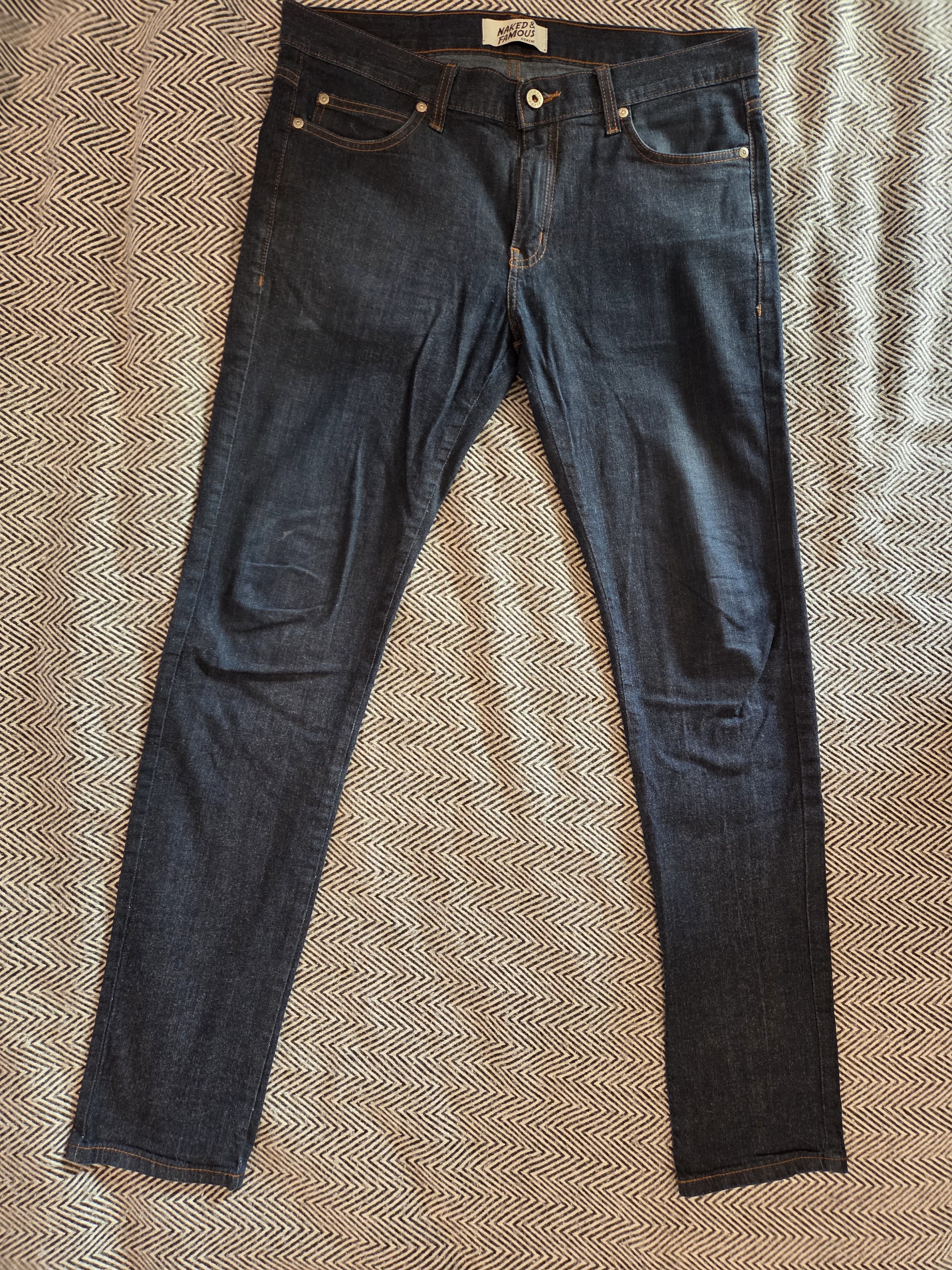 Naked & Famous Whisper Stretch Denim Size US 34 / EU 50 - 1 Thumbnail