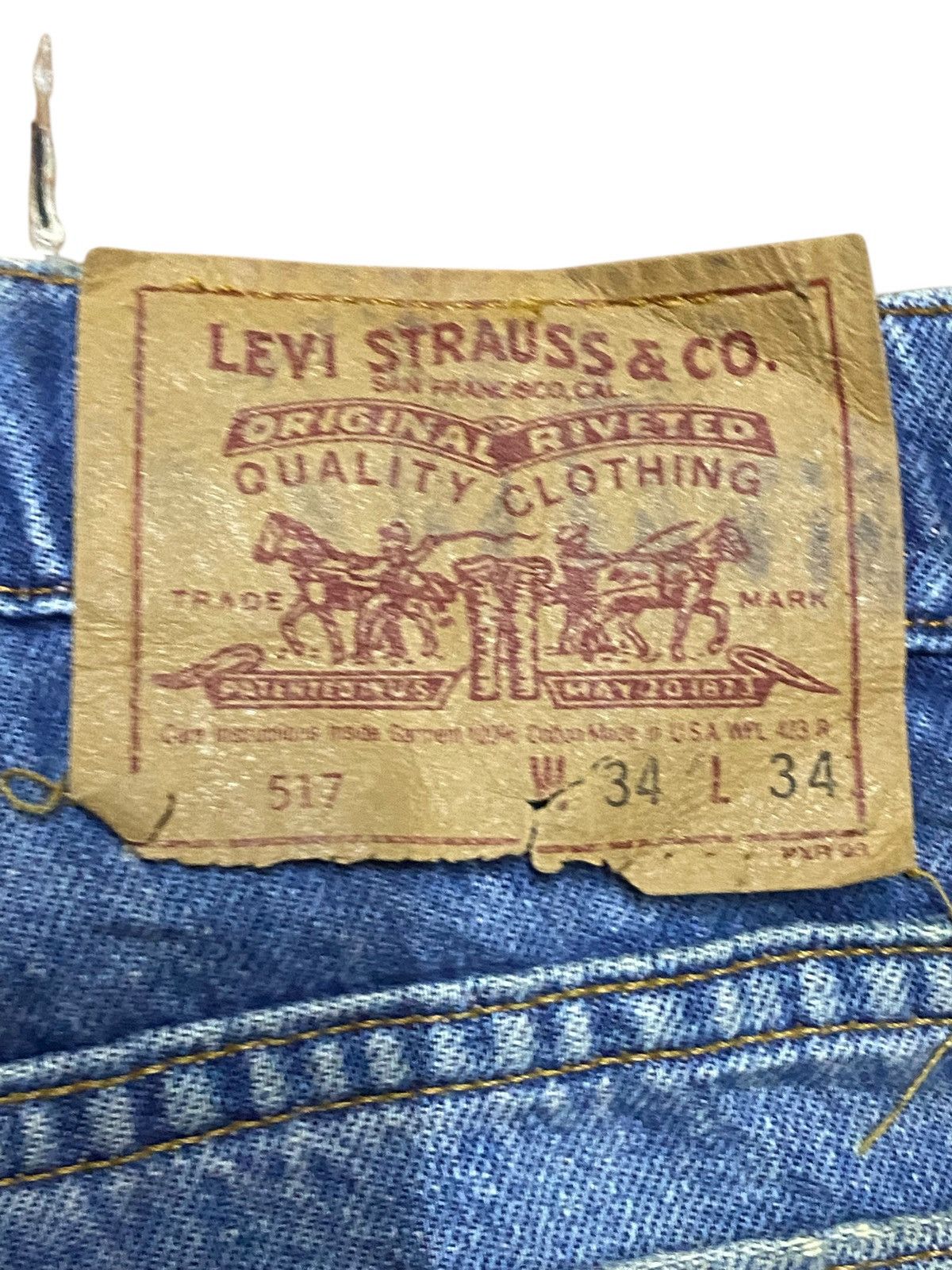 Levi's Levis 517 80s Flare Jeans Size US 33 - 13 Thumbnail
