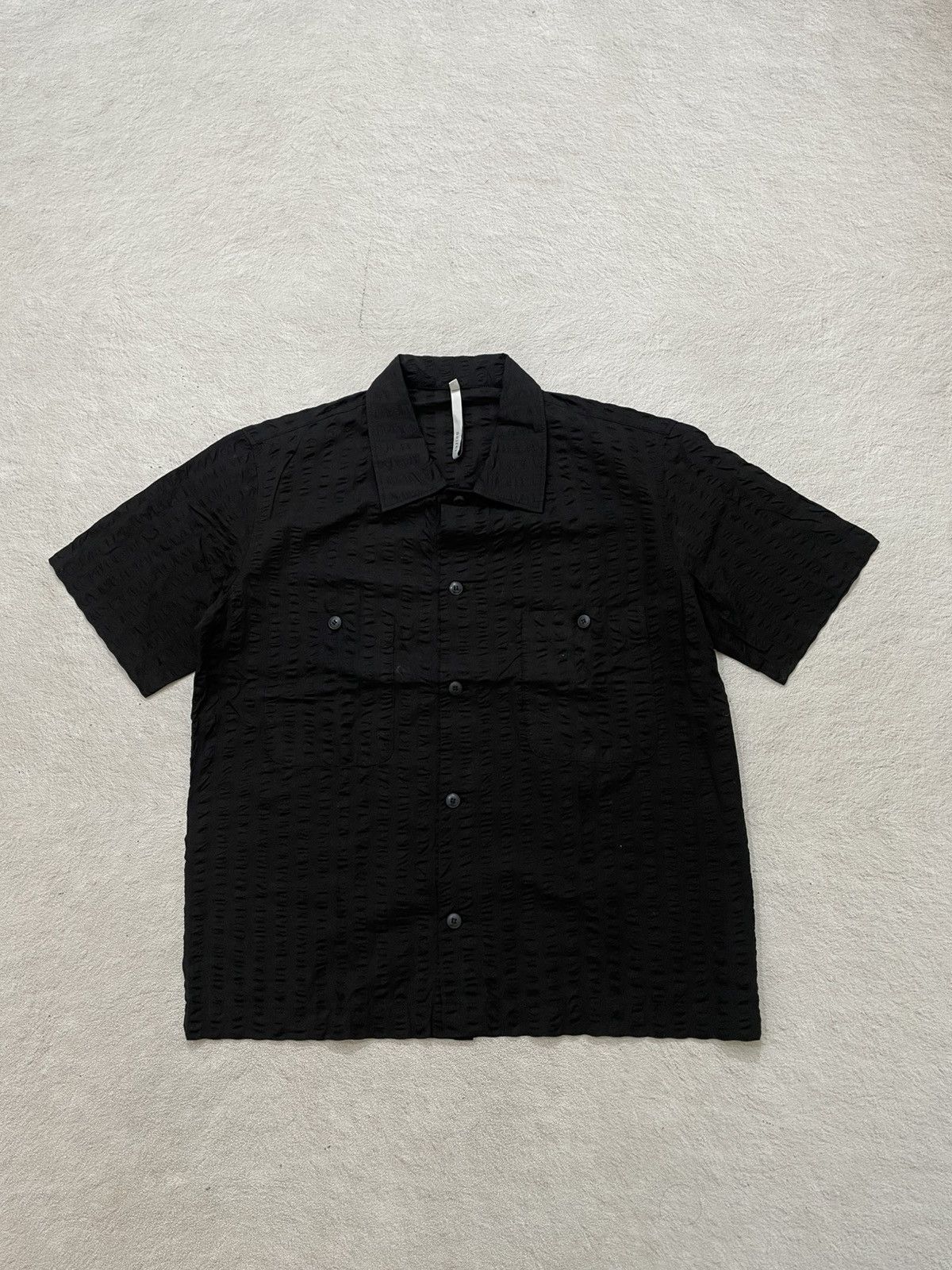 If Six Was Nine 2000s Japan Black Textured Shirt Subtle Pattern Hysteric Y2K Size US XXL / EU 58 / 5 - 1 Thumbnail
