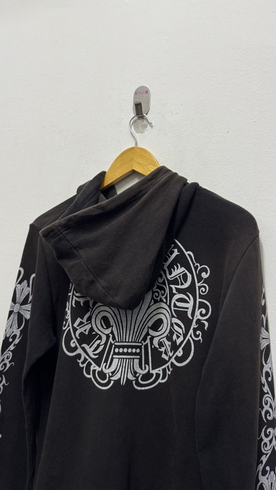 Seditionaries Inspired by Chrome Hearts Metal Tribal Hunter Black Hoodie Size US M / EU 48-50 / 2 - 8 Thumbnail