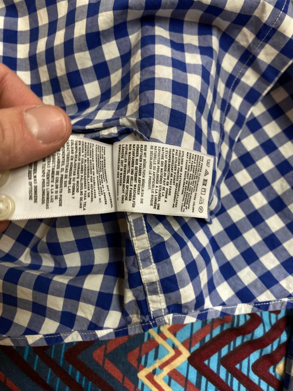 Uniqlo × Vintage Uniqlo Vintage Mens Flannel Plaid Shirt Size US S / EU 44-46 / 1 - 4 Thumbnail
