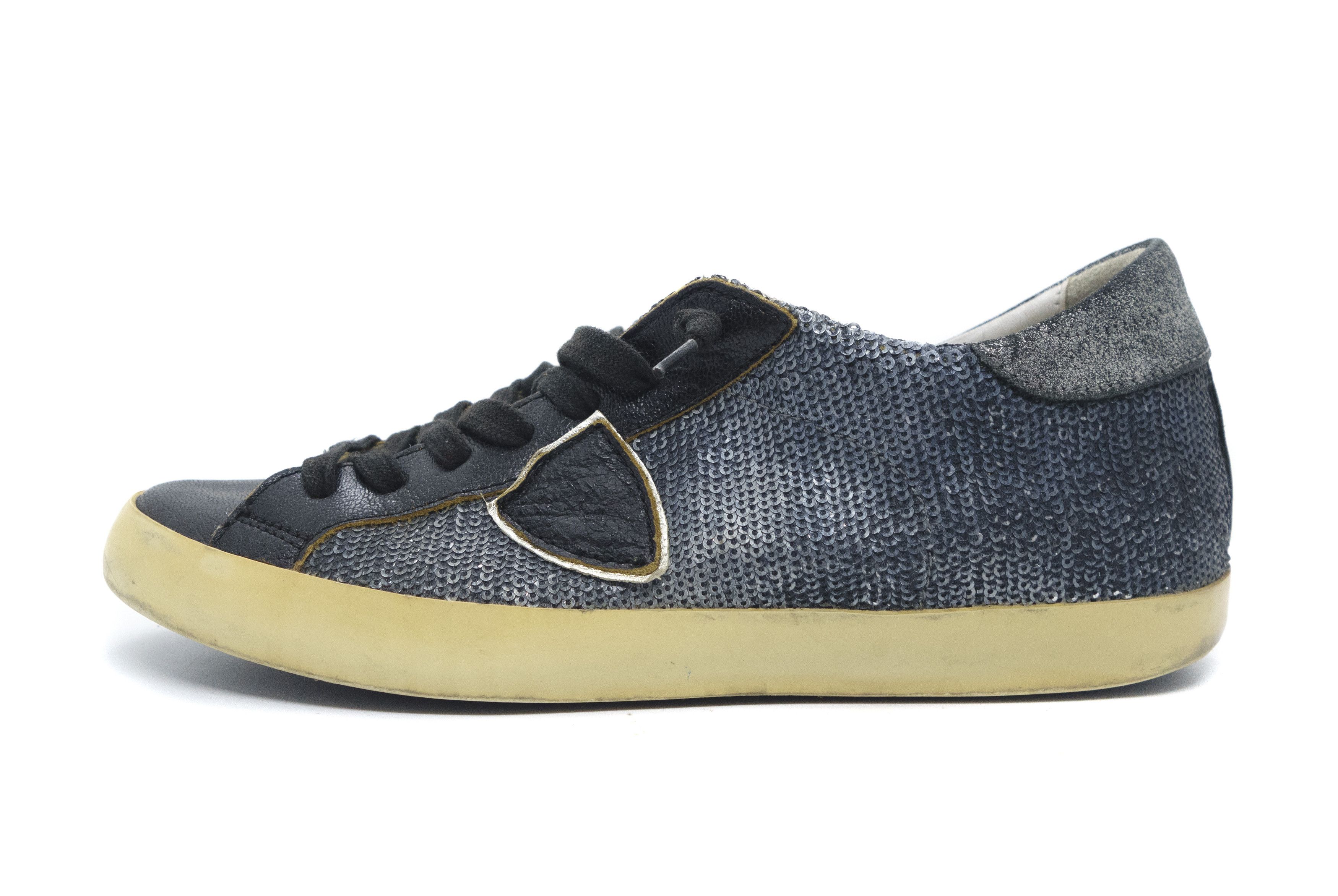 Philippe Model PRSX Glitters Low Grunge Sneakers Size US 9 / EU 42 - 1 Thumbnail