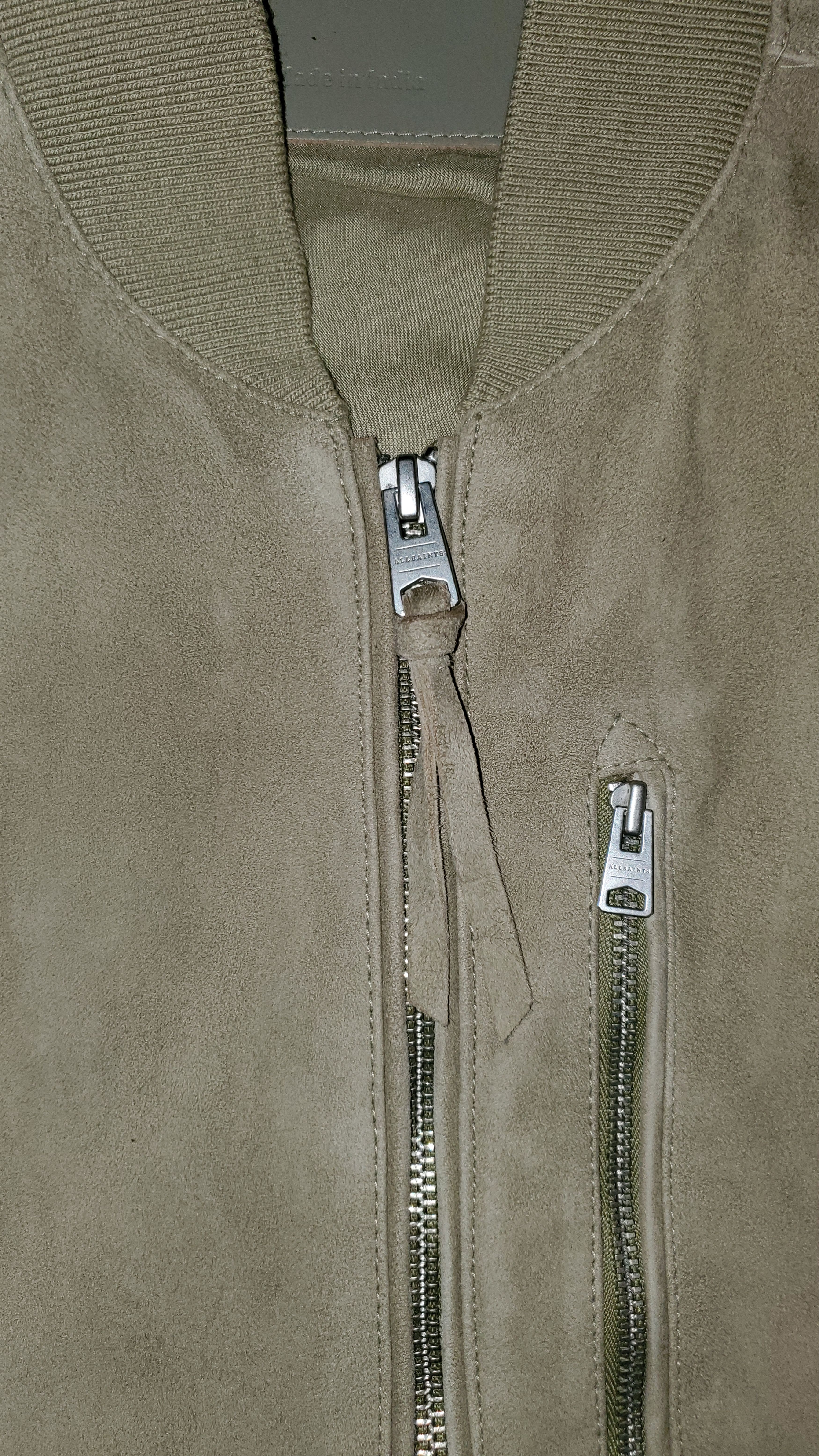 Allsaints Kemble Suede Bomber Jacket Size US M / EU 48-50 / 2 - 14 Thumbnail