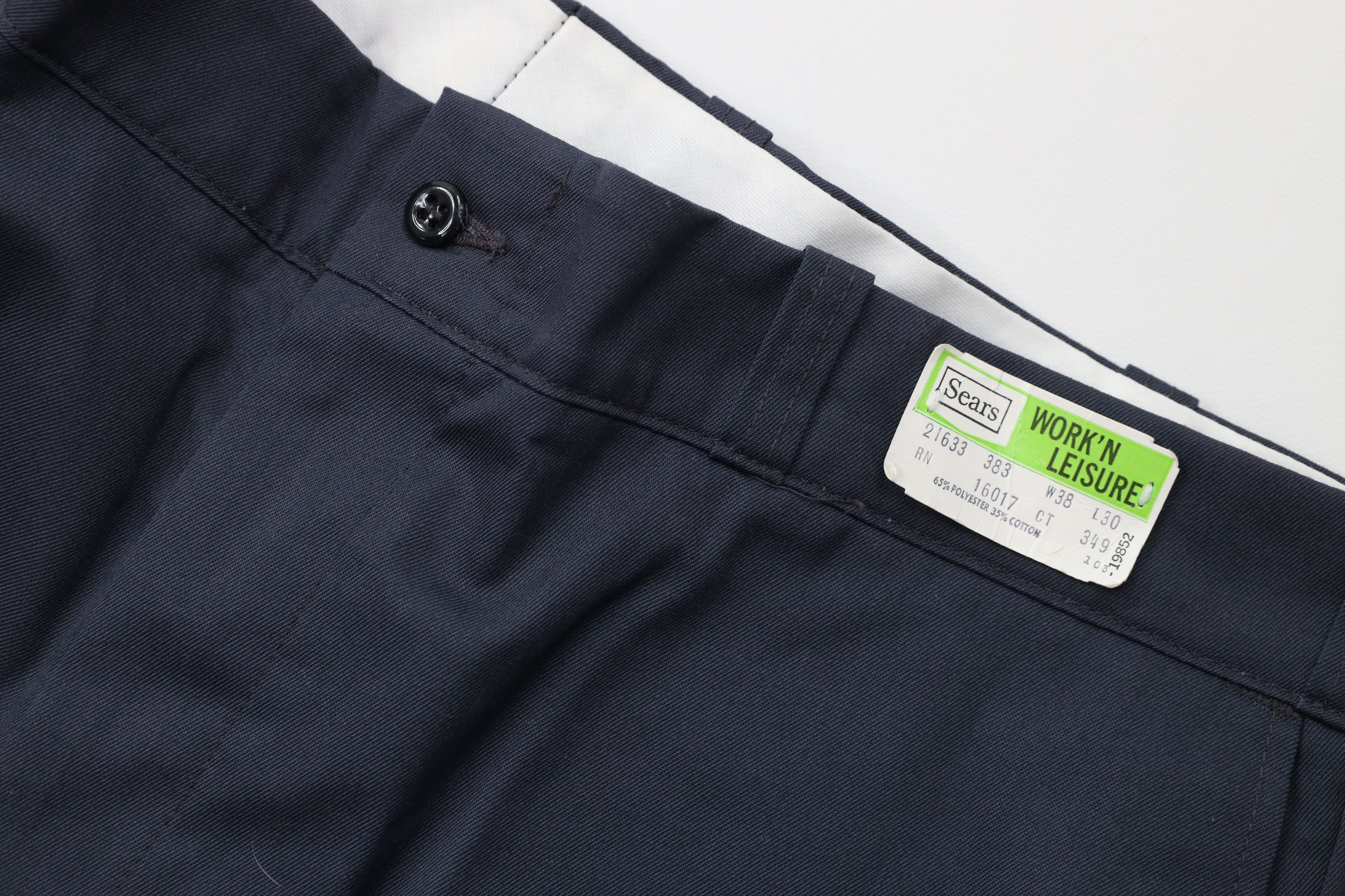 Vintage Deadstock Vintage 60s Chinos Work Pants Trousers Gray USA Size US 38 / EU 54 - 7 Thumbnail
