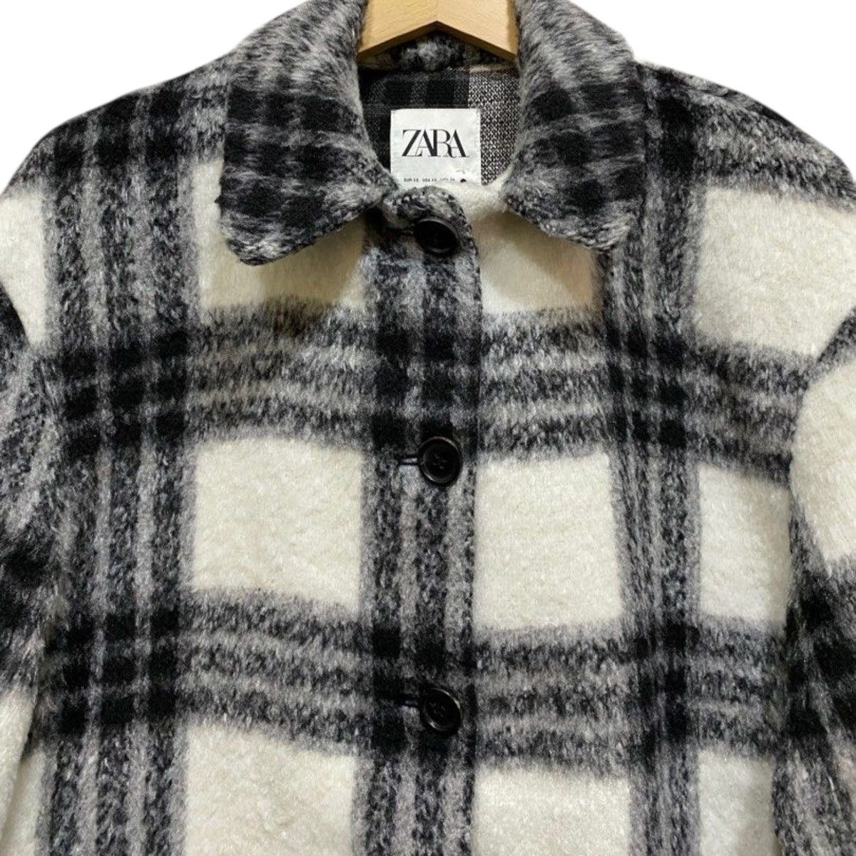 Zara Zara Wool Women Jacket Size XS / US 0-2 / IT 36-38 - 3 Thumbnail