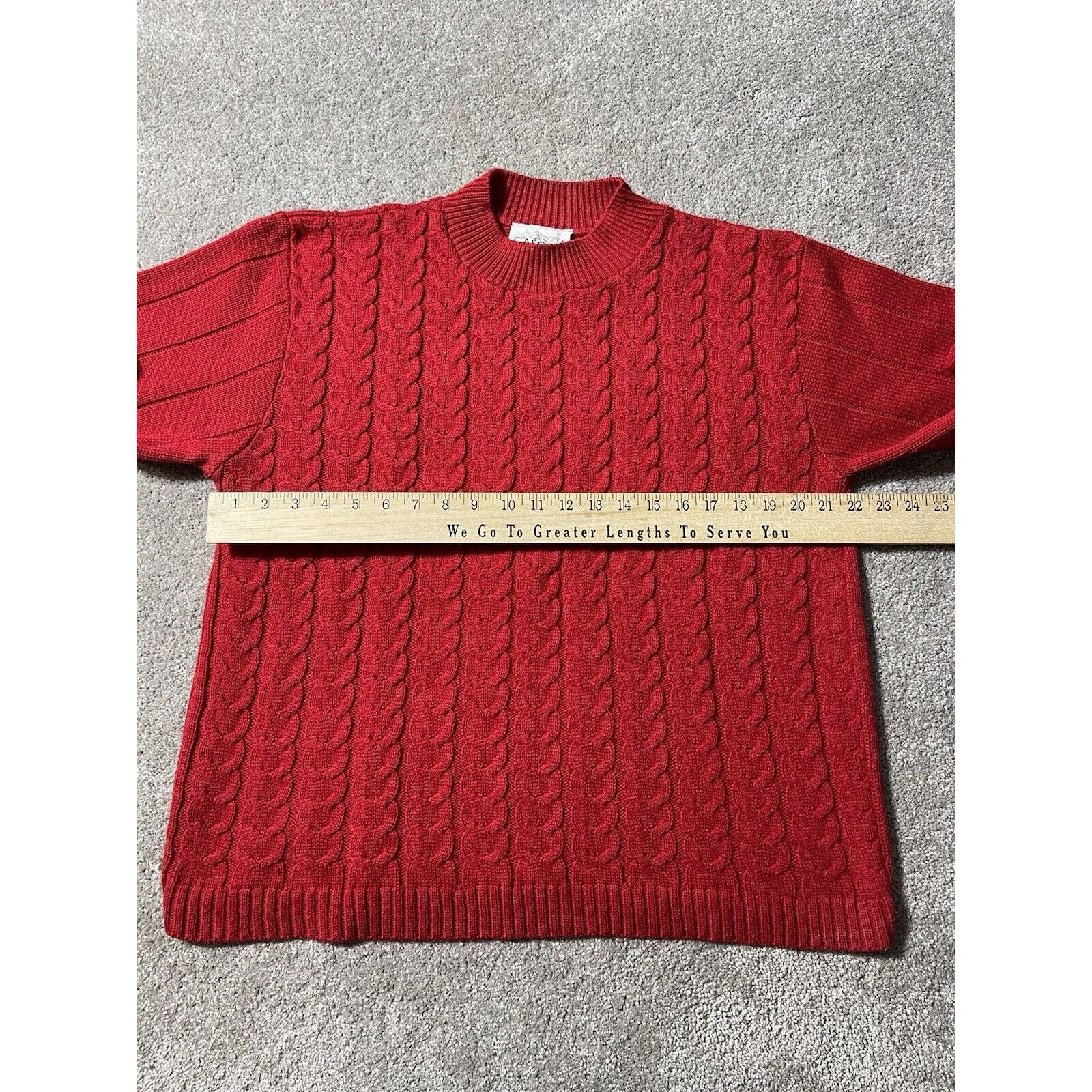 Other Vintage Cable Knit Sweater Women L Christmas Holiday Classic Size L / US 10 / IT 46 - 3 Thumbnail