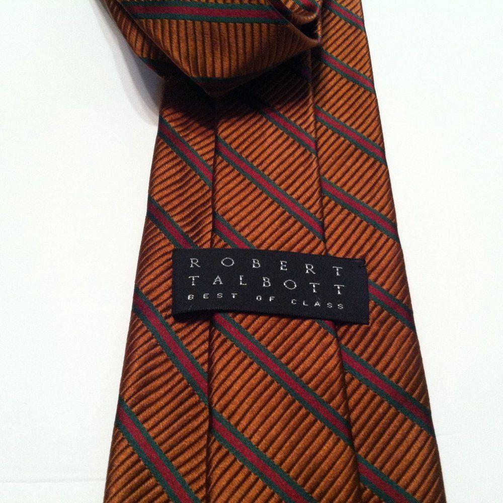 Robert Talbott ROBERT TALBOTT BEST OF CLASS MENS NEW SILK TIE WIDTH: 3 3/4" Size ONE SIZE - 4 Thumbnail
