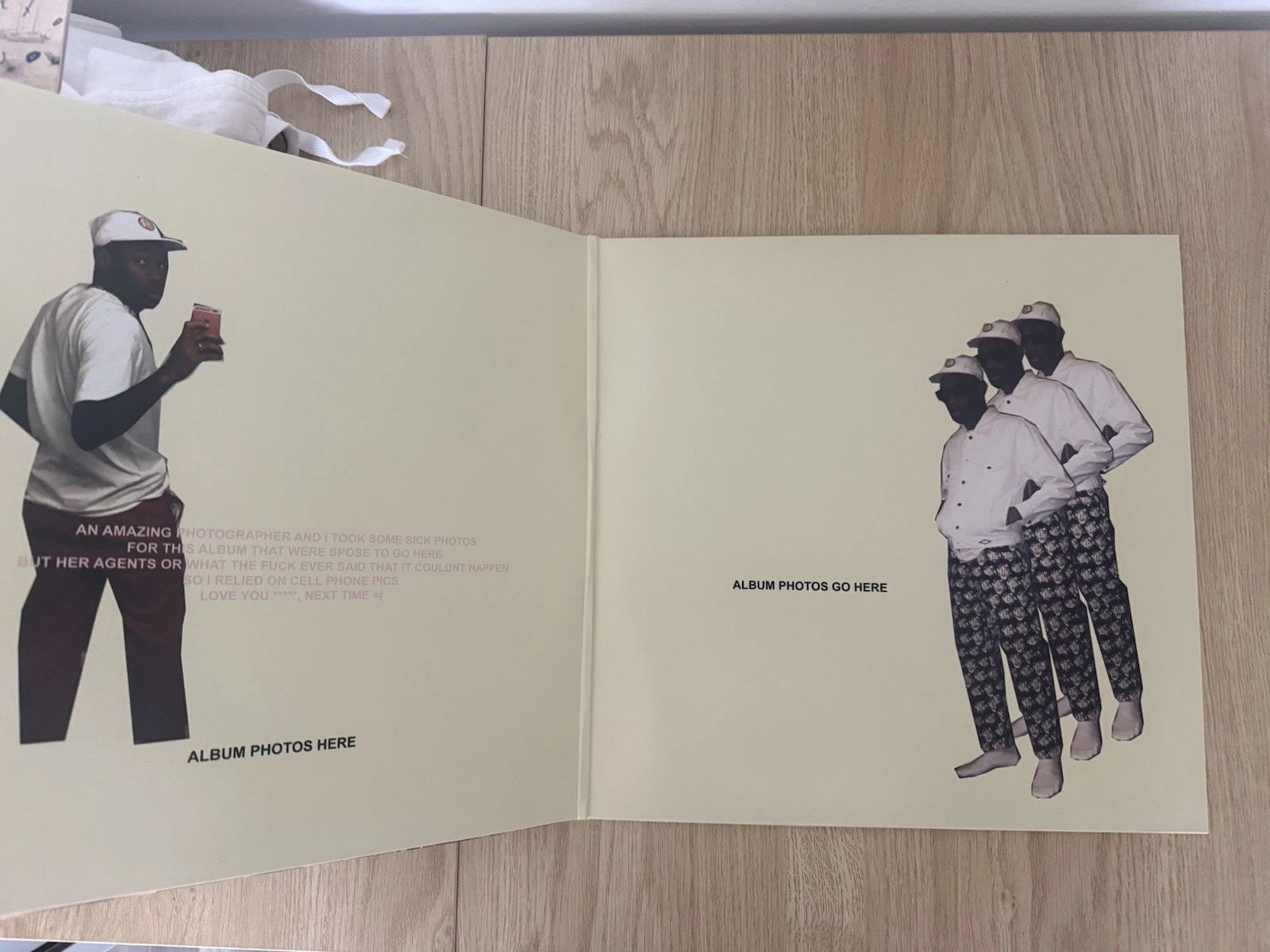 Tyler The Creator Tyler, The Creator Flower Boy Album Signed Autograph Size ONE SIZE - 3 Thumbnail