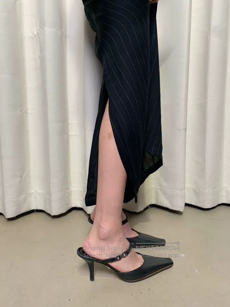 Yohji Yamamoto Yohji Yamamoto size s Medieval Striped Minimalist Skirt Size 24" / US 00 / IT 34 - 4 Thumbnail