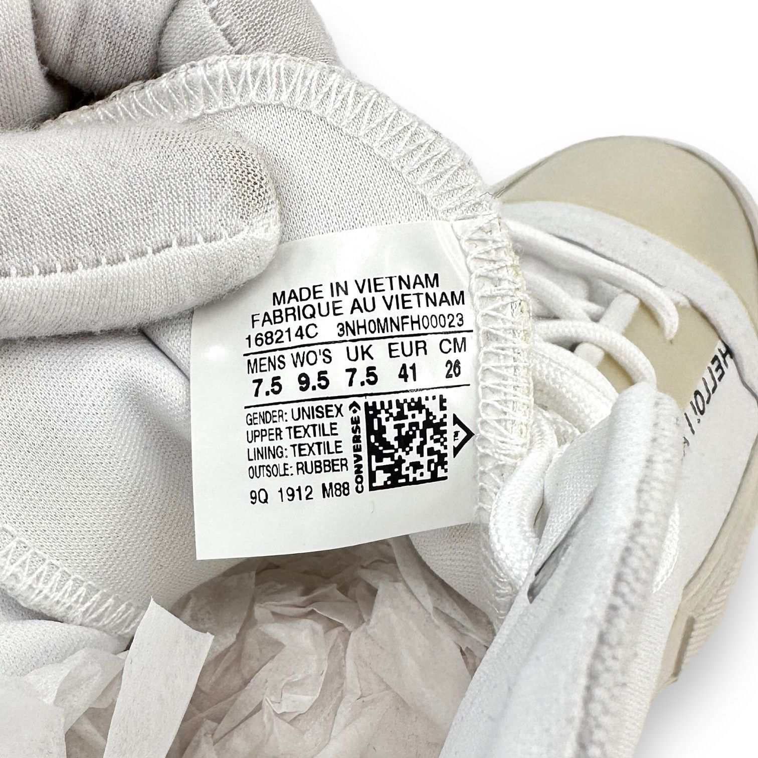 Converse × Takahiromiyashita The Soloist. White Chuck Taylor All Star Disrupt CX Hi Top Sneakers Size US 7.5 / EU 40-41 - 9 Thumbnail