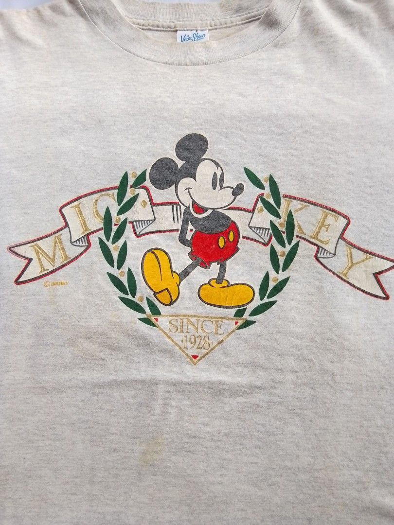 Mickey Mouse Vintage 90s Mickey Mouse Velva Sheen Tee Size US XL / EU 56 / 4 - 3 Thumbnail