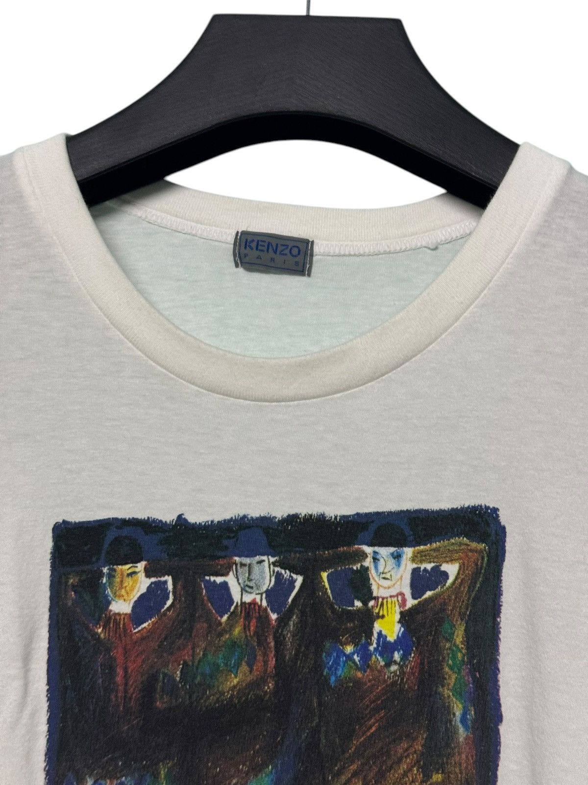 Designer VINTAGE KENZO ART DRAWING PRINTED TAG COLLECTION KENZO HOMME Size US M / EU 48-50 / 2 - 2 Thumbnail