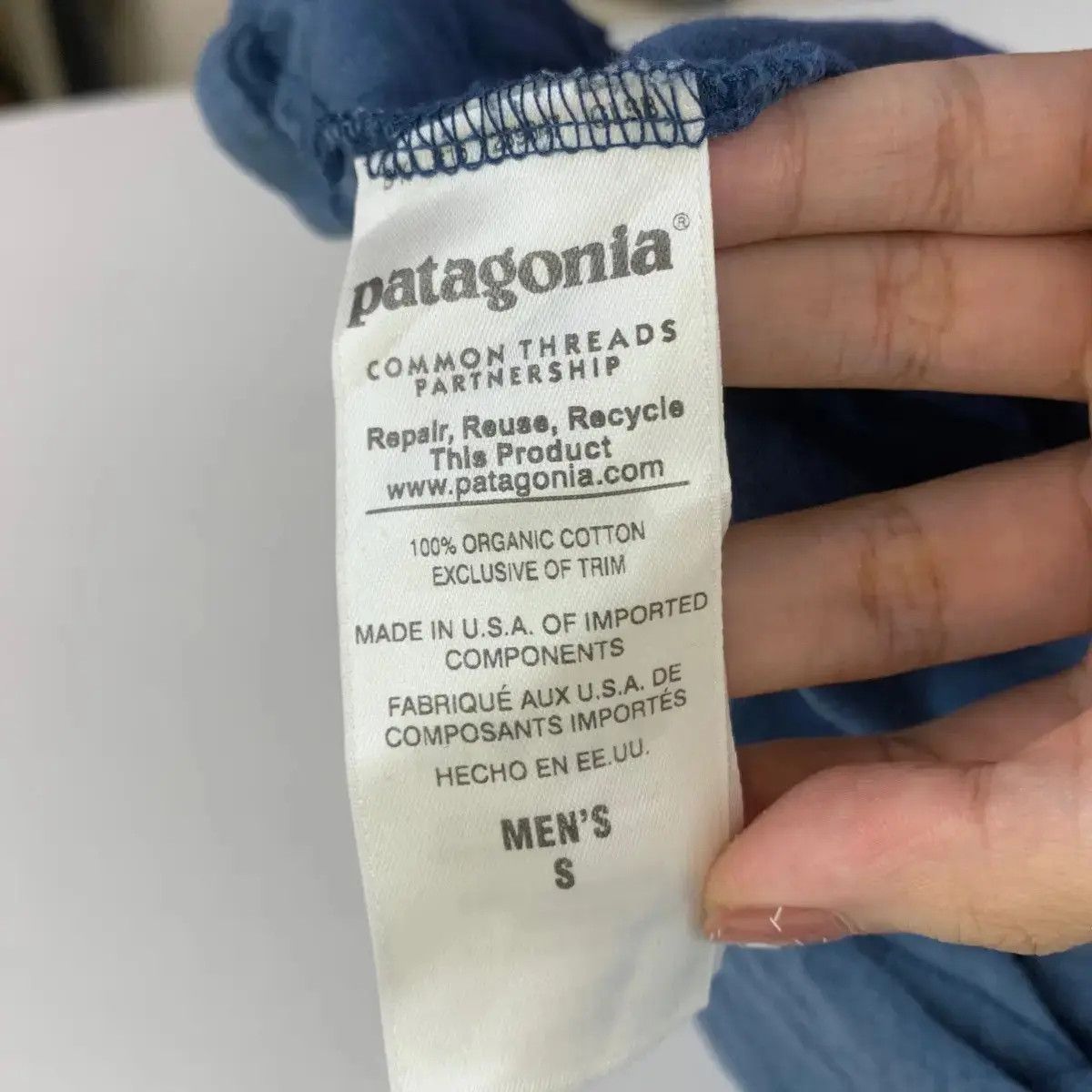 Patagonia PATAGONIA Made In USA Bison Recycle Cotton Tee Shirt Size US S / EU 44-46 / 1 - 5 Thumbnail
