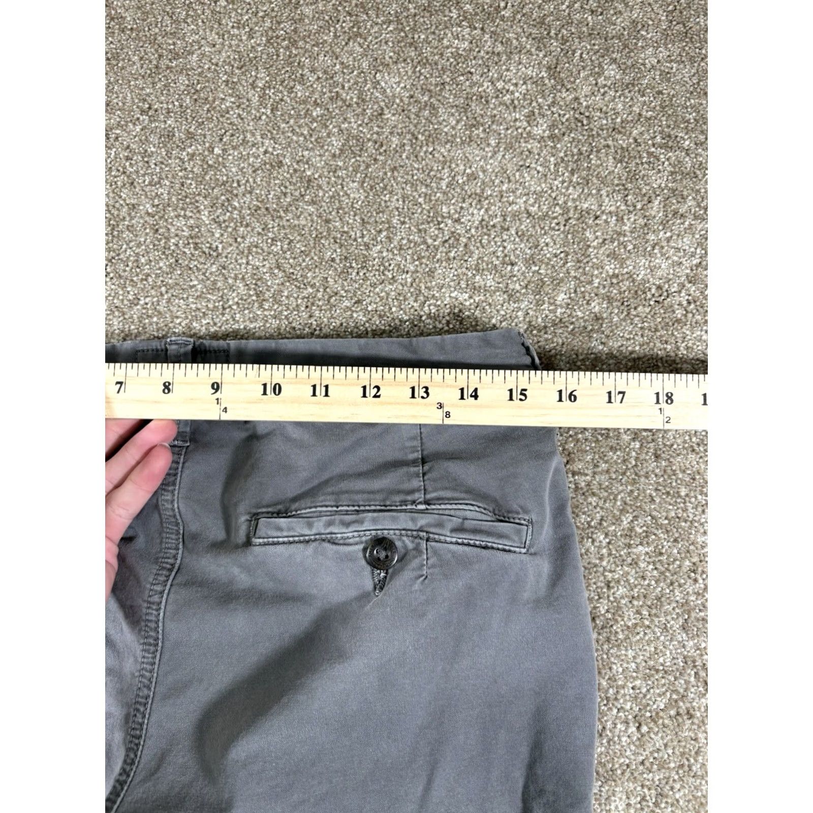 Vintage American Eagle Slim Fit Chino Pants Gray 30x30 30x32 Mens Regular Inseam 30 Cotton Spandex Extreme Flex Slim Harnessed Tag 30x32 Size US 30 / EU 46 - 8 Thumbnail