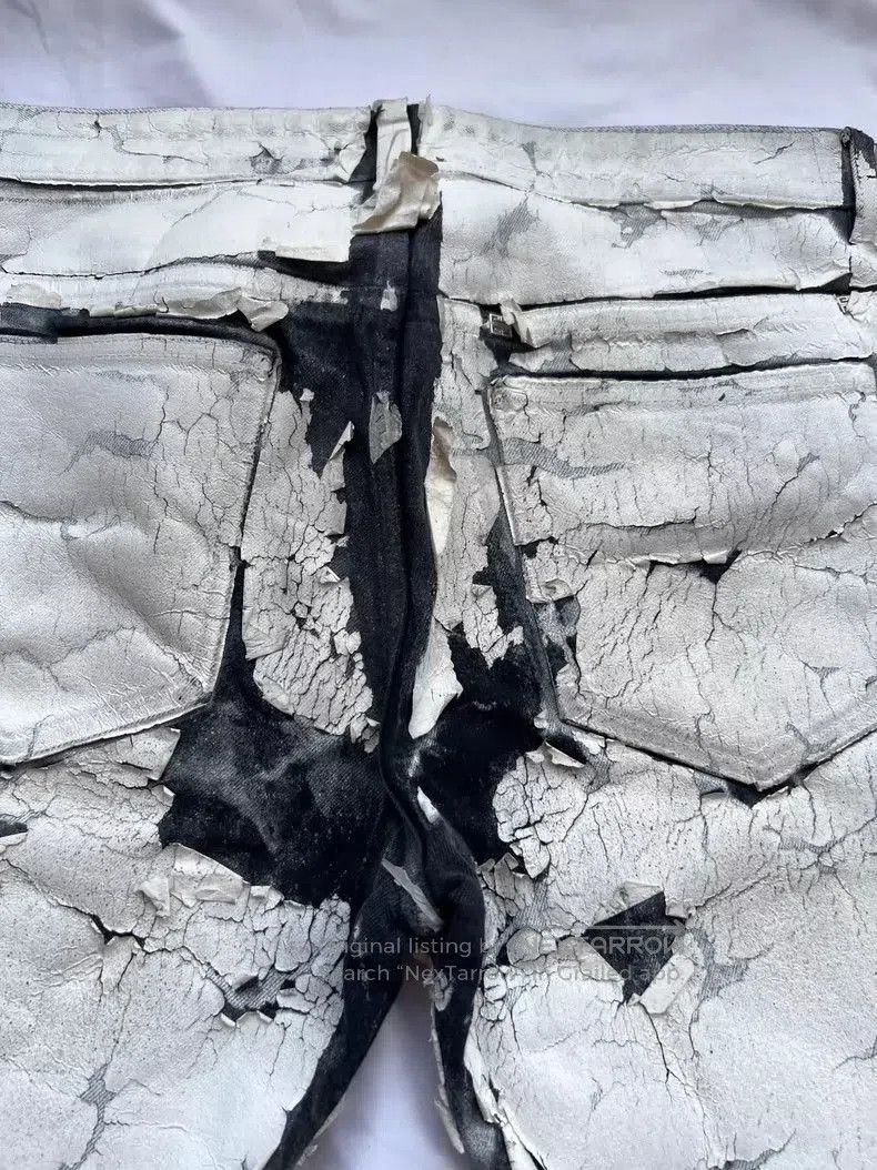 Givenchy givenchy crackled pants with zipper details. Size US 32 / EU 48 - 5 Thumbnail