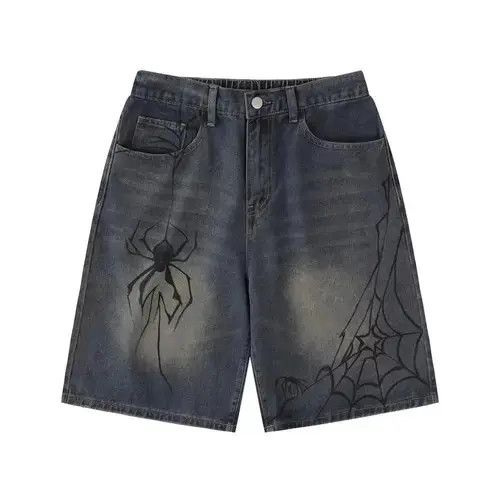 Jean washed faded distressed hiphop flared jeans Size US 30 / EU 46 - 7 Thumbnail