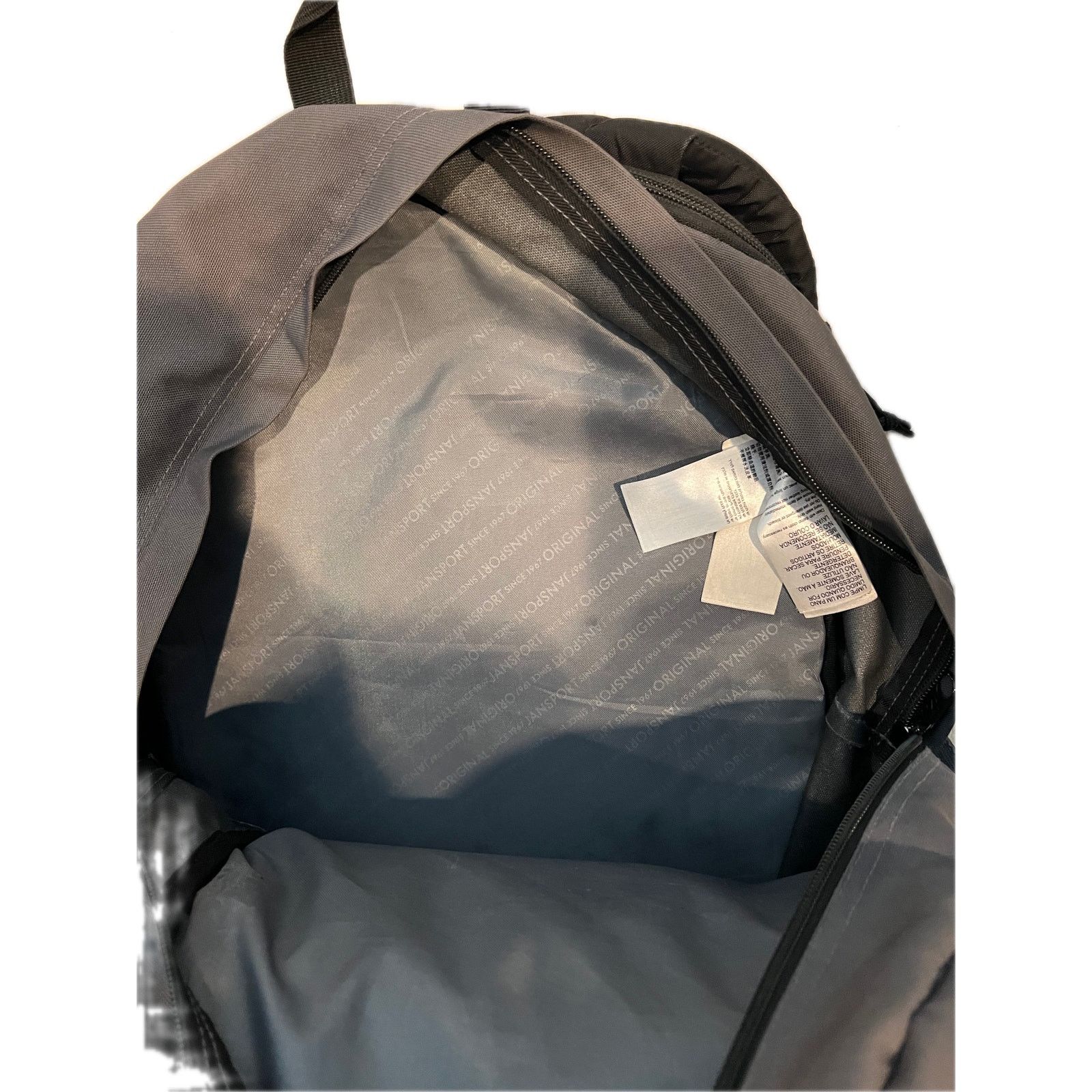 Jansport JanSport Big Campus Gray Black Backpack Size 26 - 5 Thumbnail